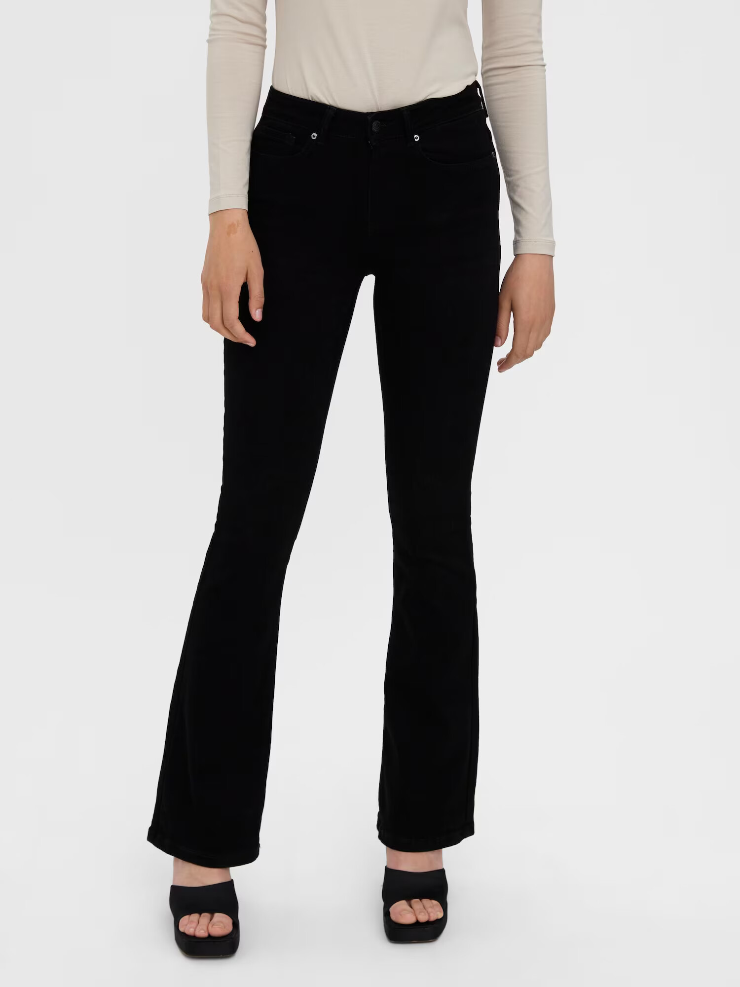 VERO MODA Jeans 'Peachy' negru denim - Pled.ro