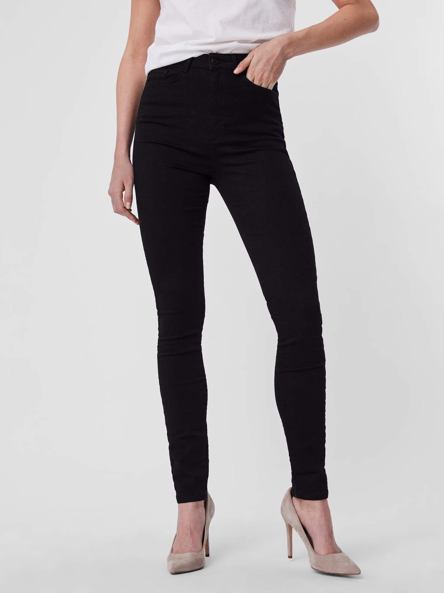 VERO MODA Jeans 'Sandra' negru denim - Pled.ro