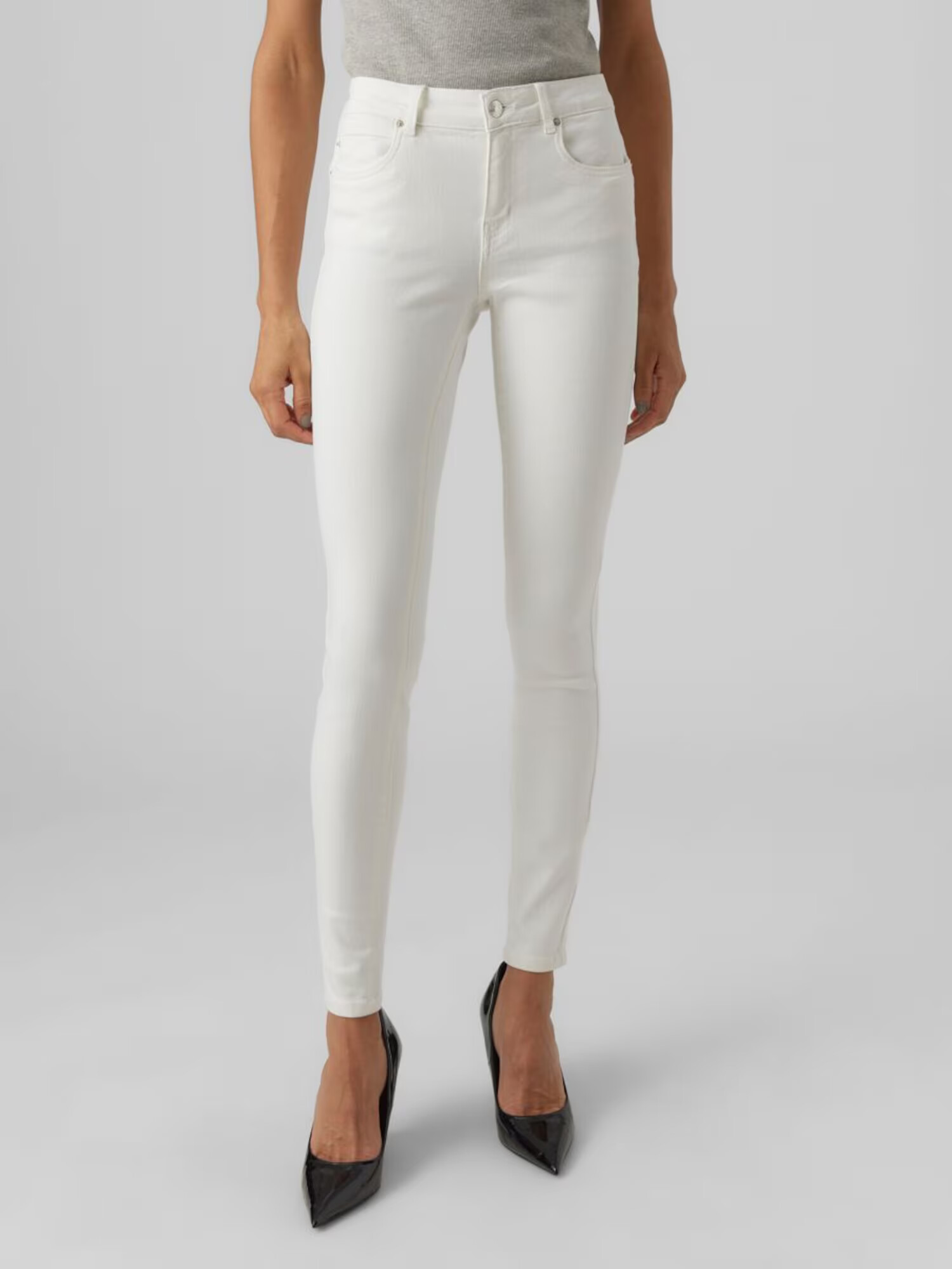 VERO MODA Jeans 'SELA' alb denim - Pled.ro