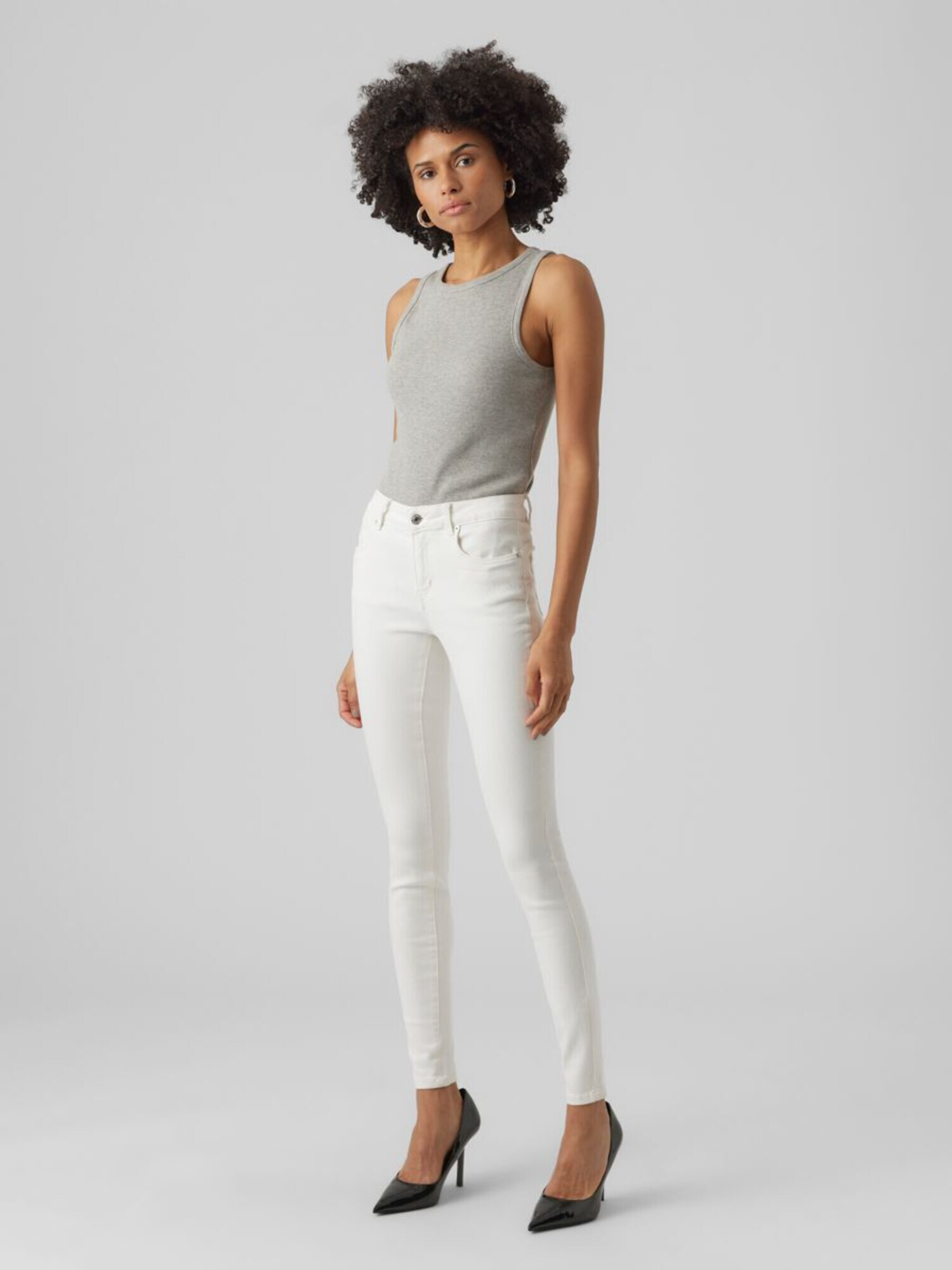 VERO MODA Jeans 'SELA' alb denim - Pled.ro