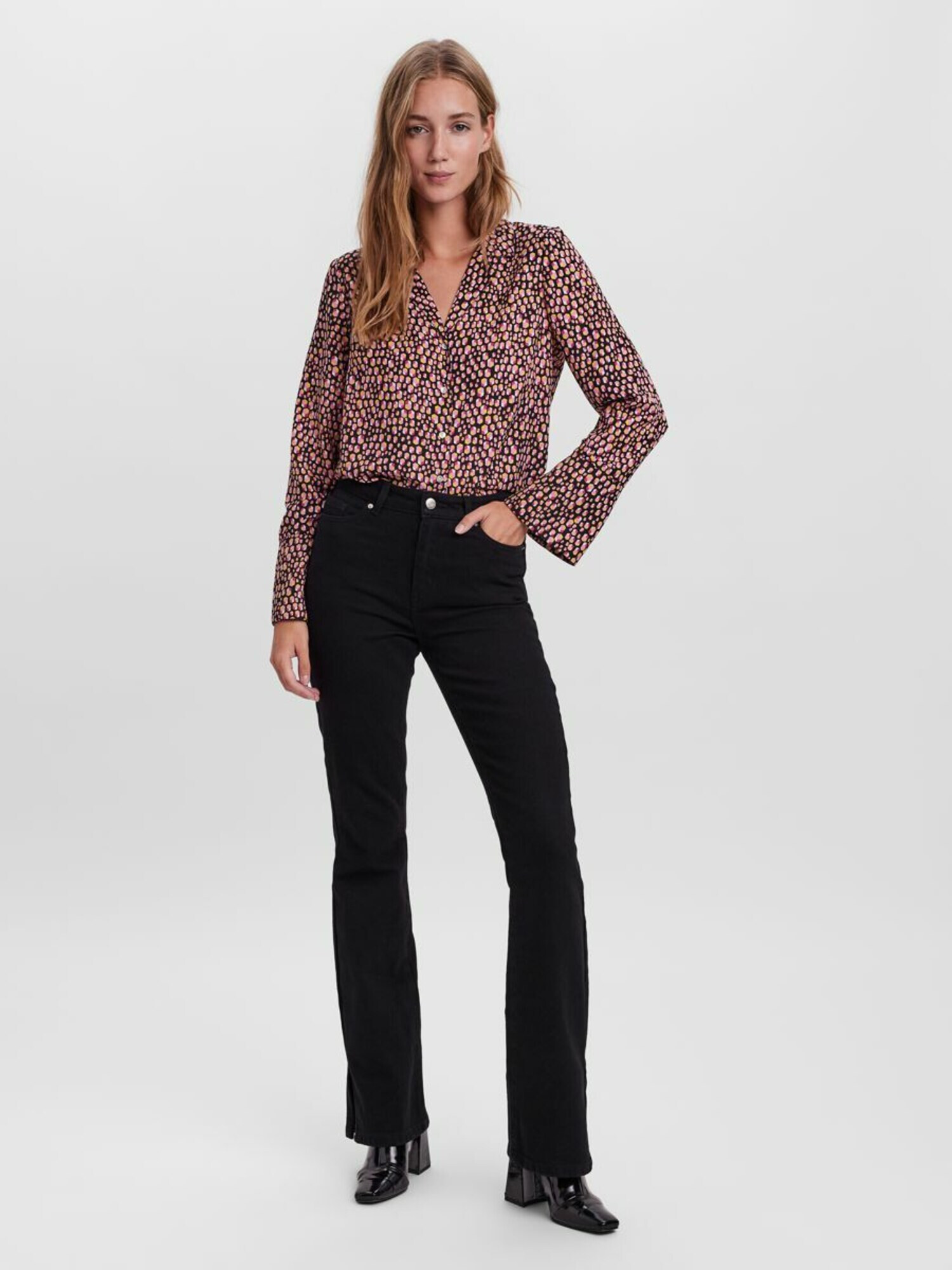 VERO MODA Jeans 'Selma' negru denim - Pled.ro