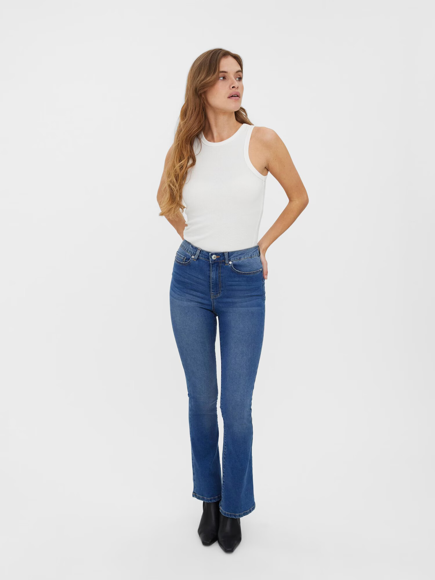 VERO MODA Jeans 'SIGA' albastru denim - Pled.ro