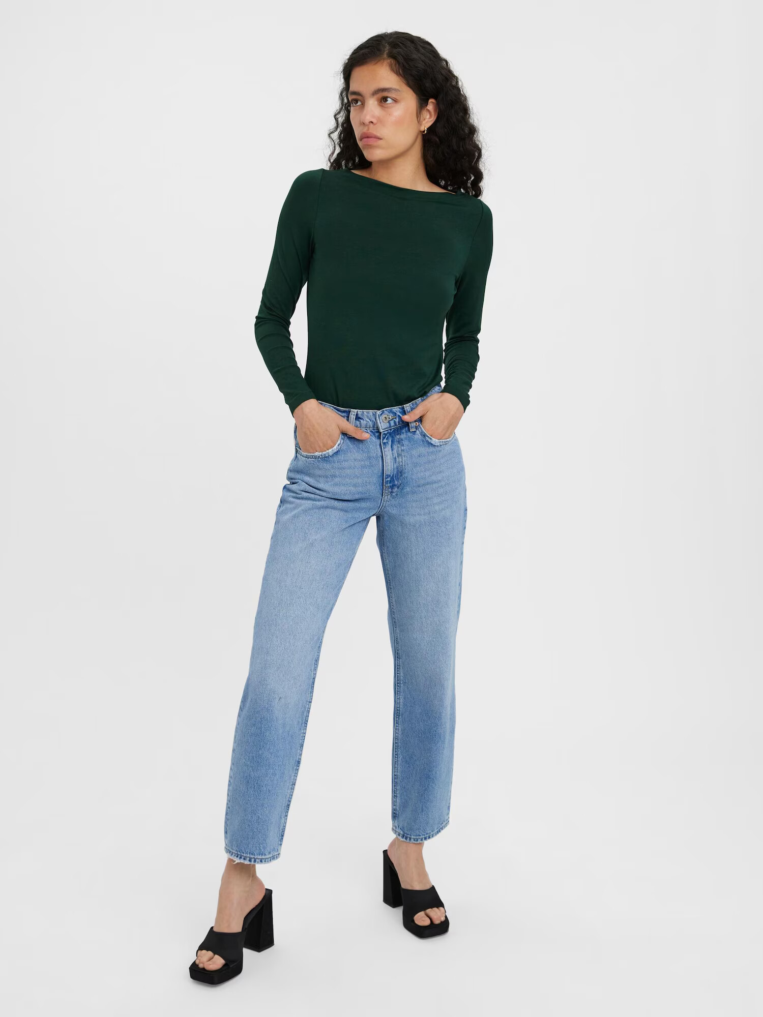 VERO MODA Jeans 'Sky' albastru denim - Pled.ro