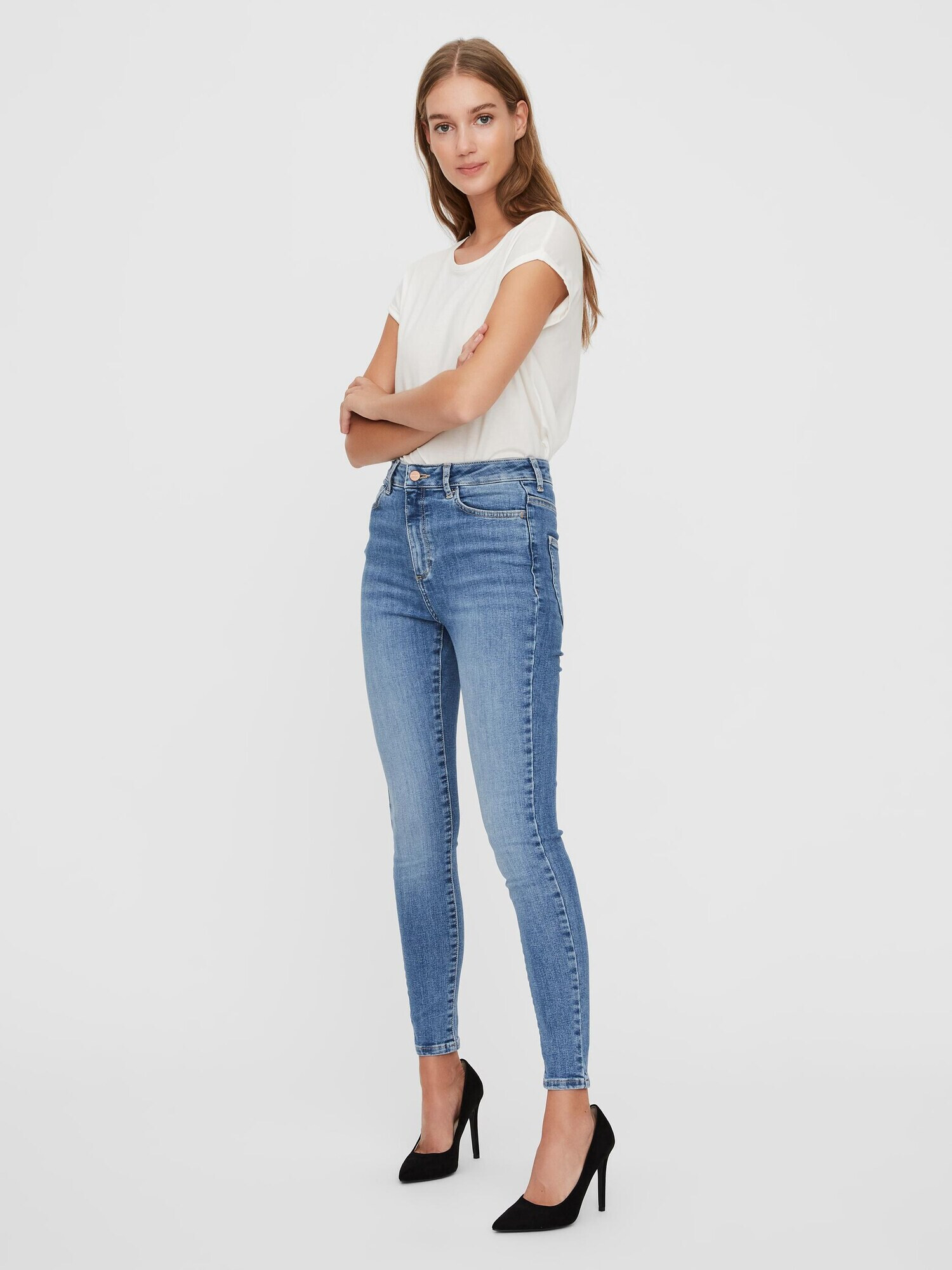 VERO MODA Jeans 'Sophia' albastru denim - Pled.ro