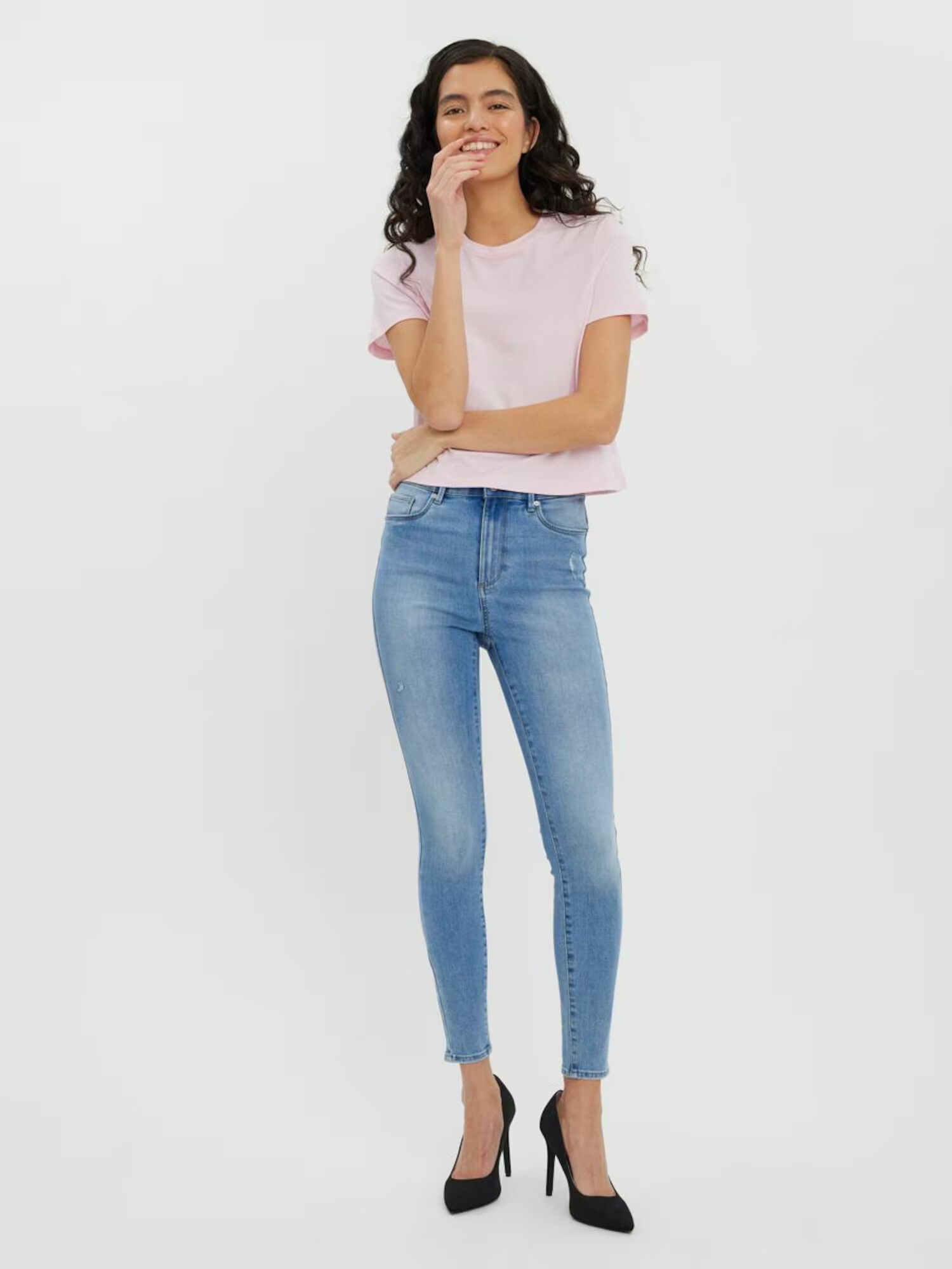 VERO MODA Jeans 'Sophia' albastru deschis - Pled.ro