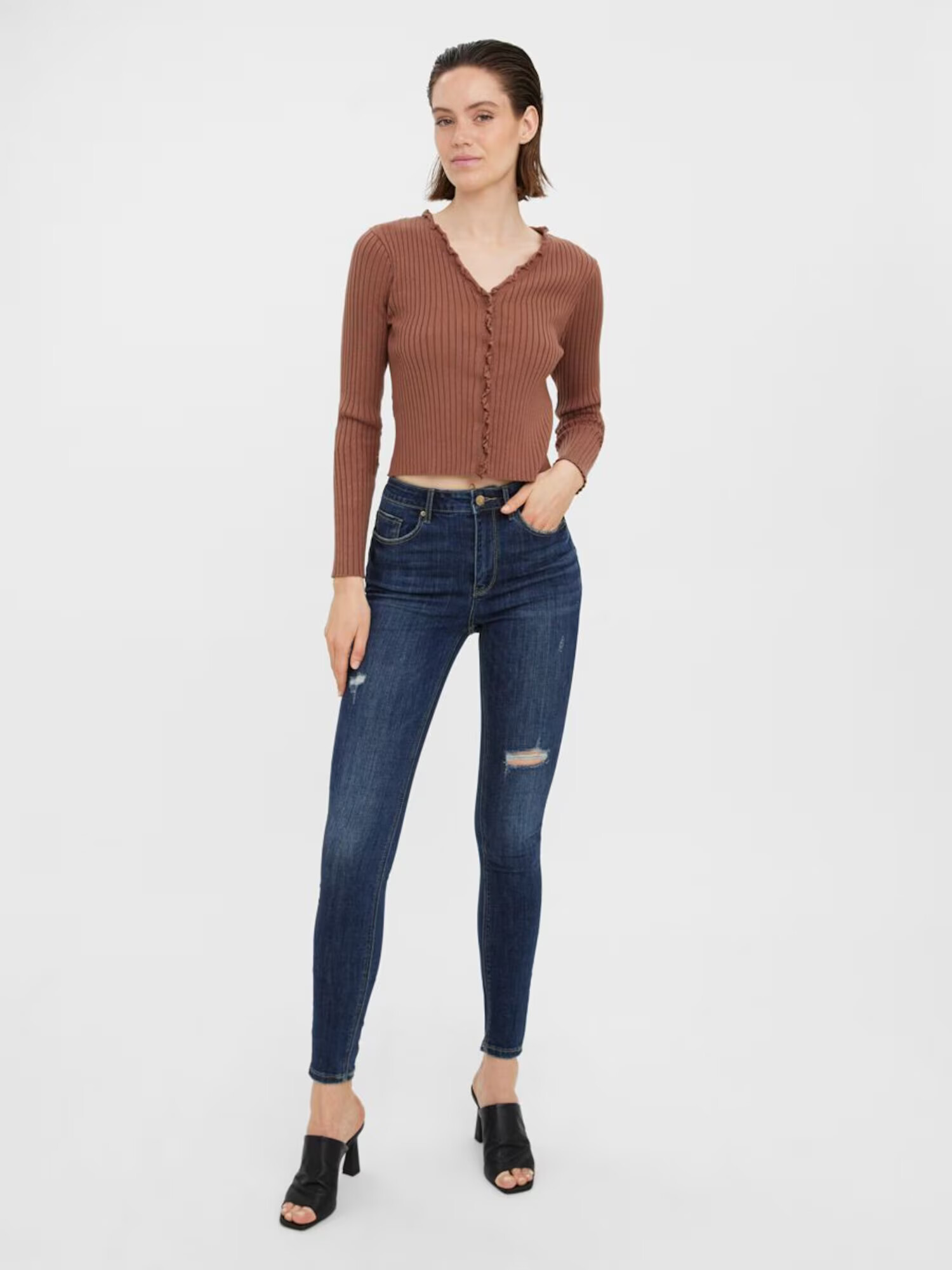 VERO MODA Jeans 'Sophia' albastru închis - Pled.ro