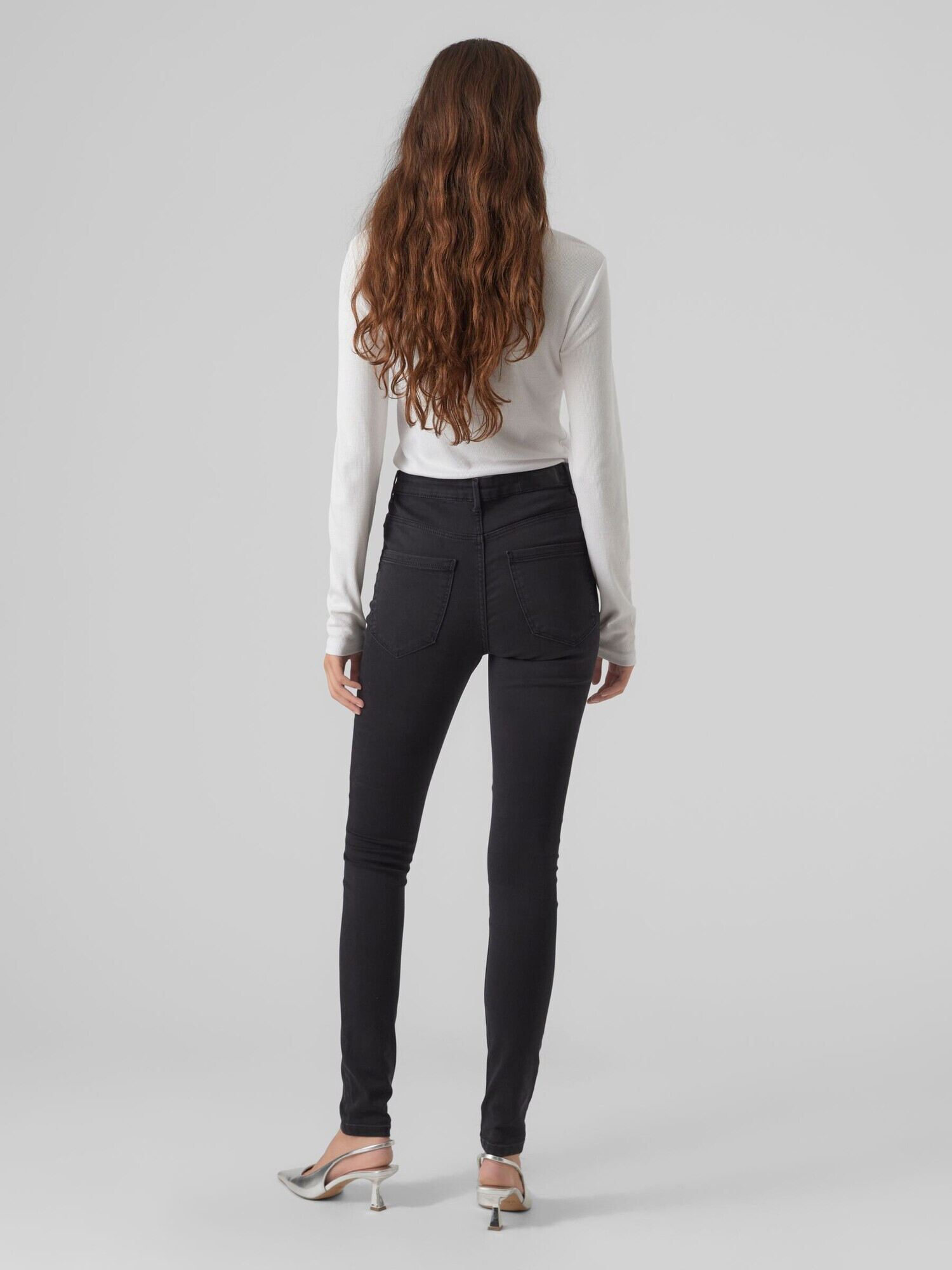 VERO MODA Jeans 'Sophia' gri metalic - Pled.ro