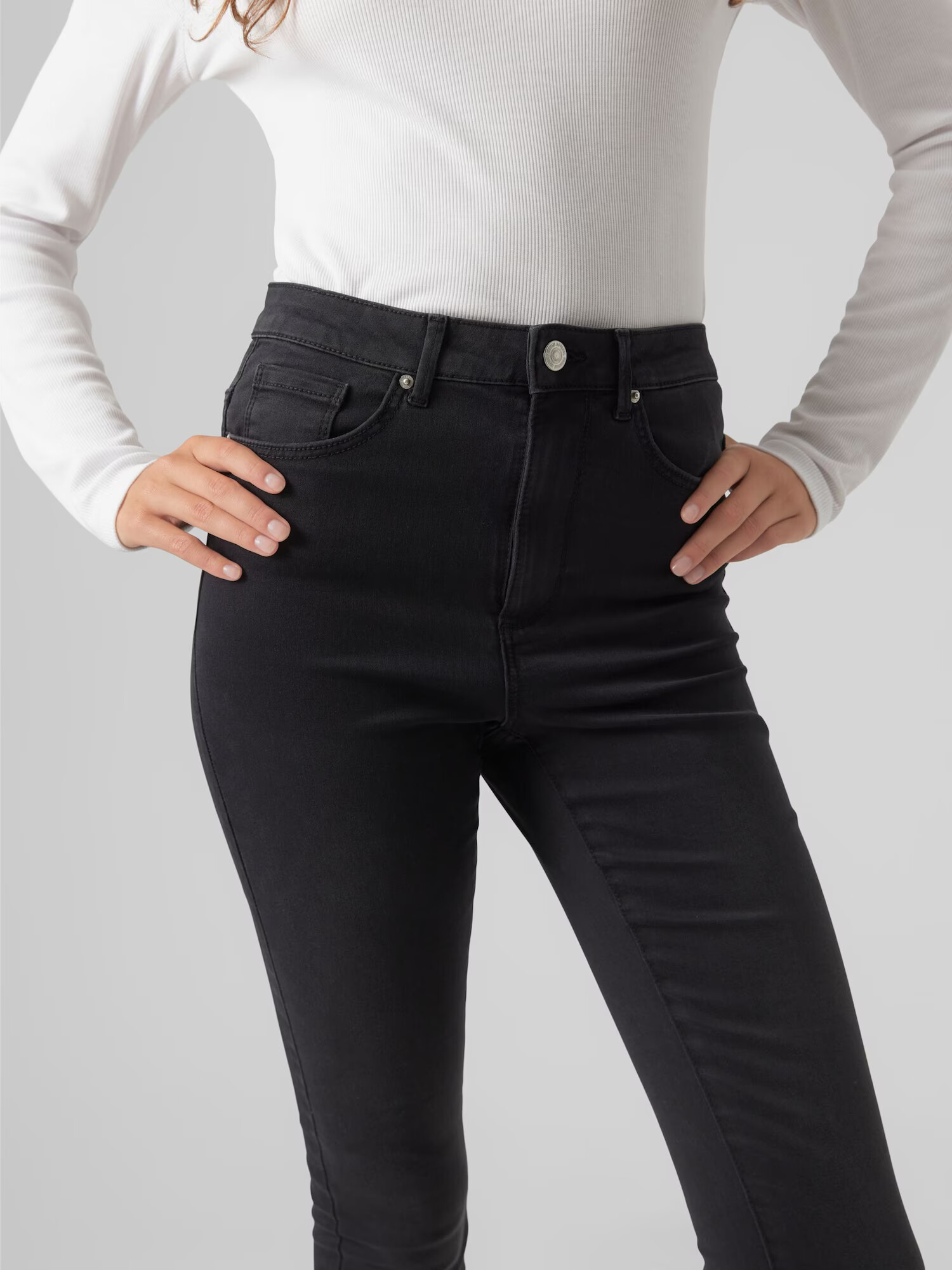 VERO MODA Jeans 'Sophia' gri metalic - Pled.ro