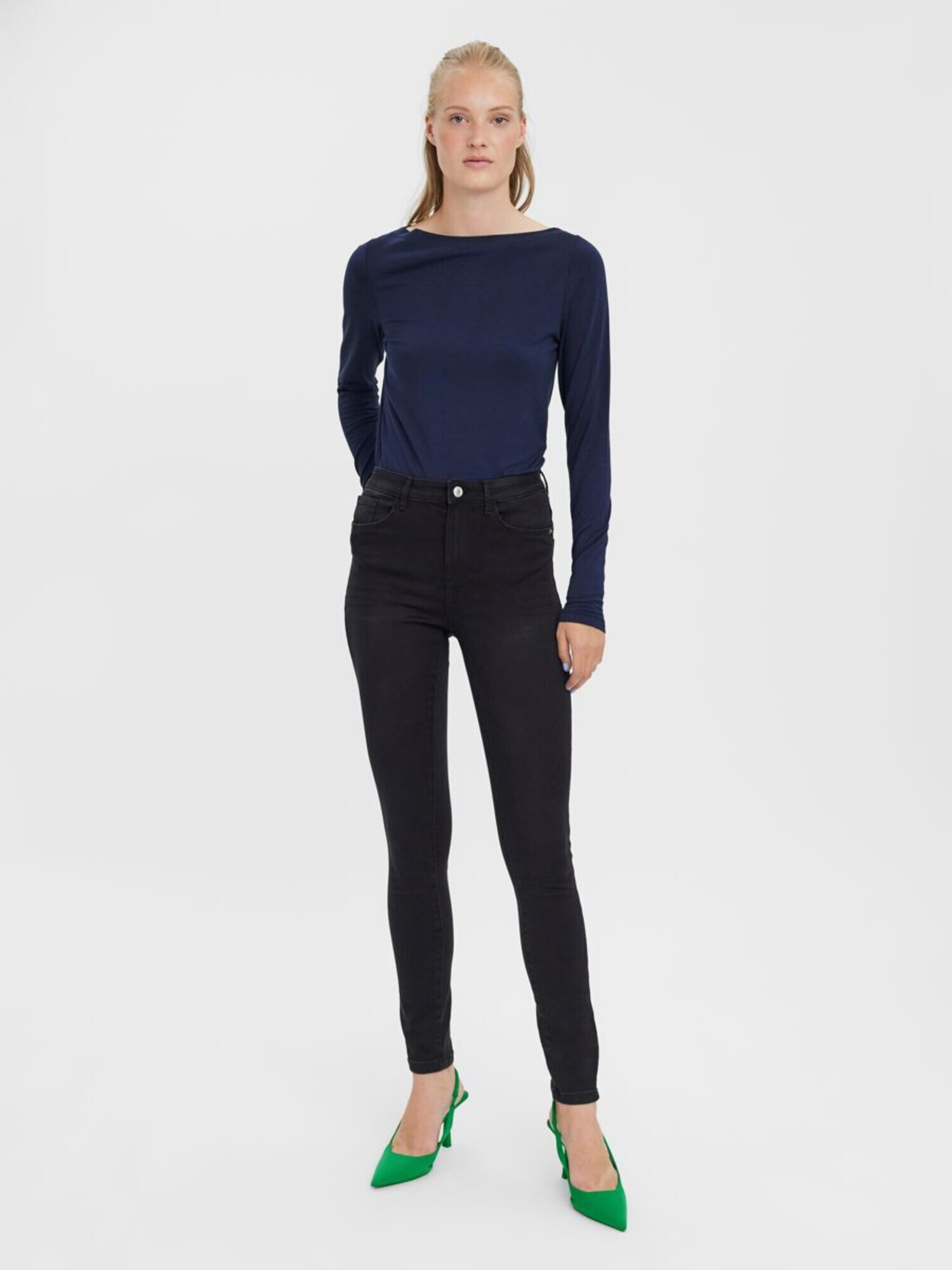 VERO MODA Jeans 'Sophia' negru denim - Pled.ro