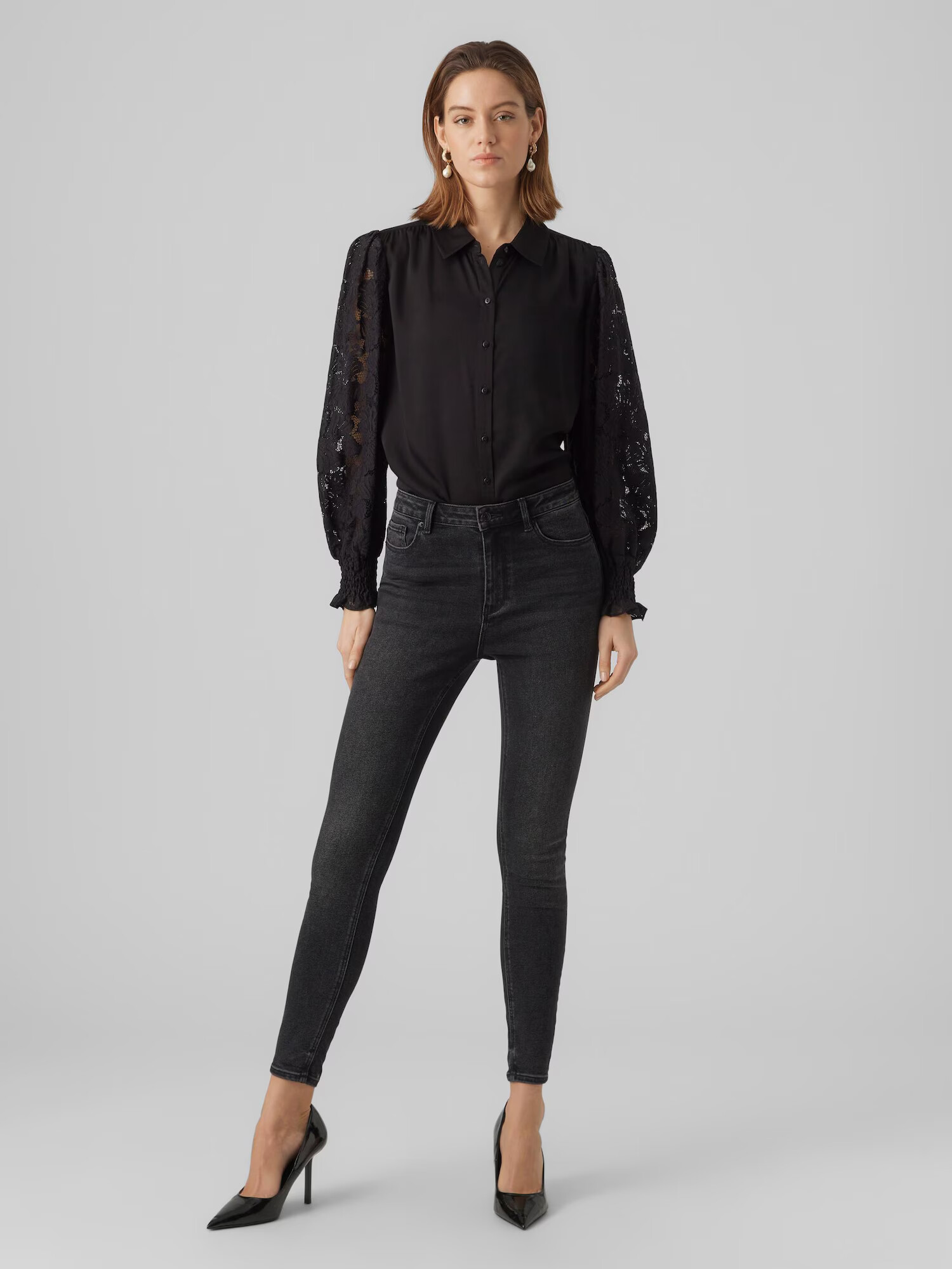 VERO MODA Jeans 'SOPHIA' negru denim - Pled.ro