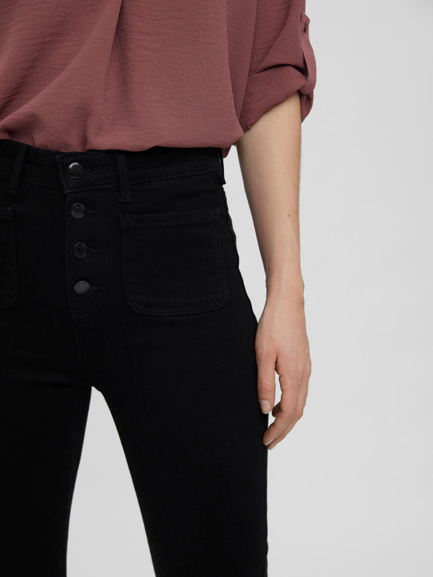 VERO MODA Jeans 'Stella' negru - Pled.ro