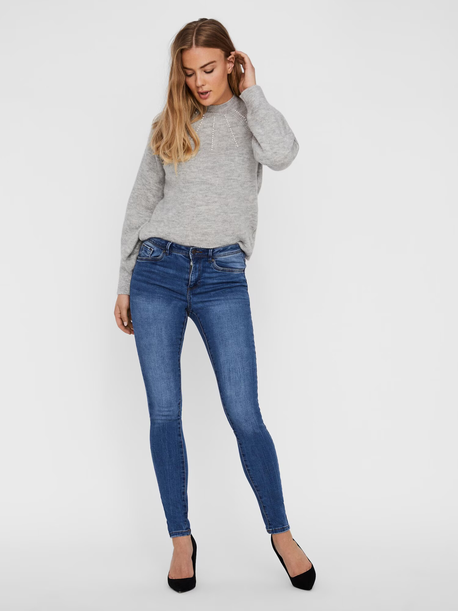 VERO MODA Jeans 'Tanya' albastru denim - Pled.ro