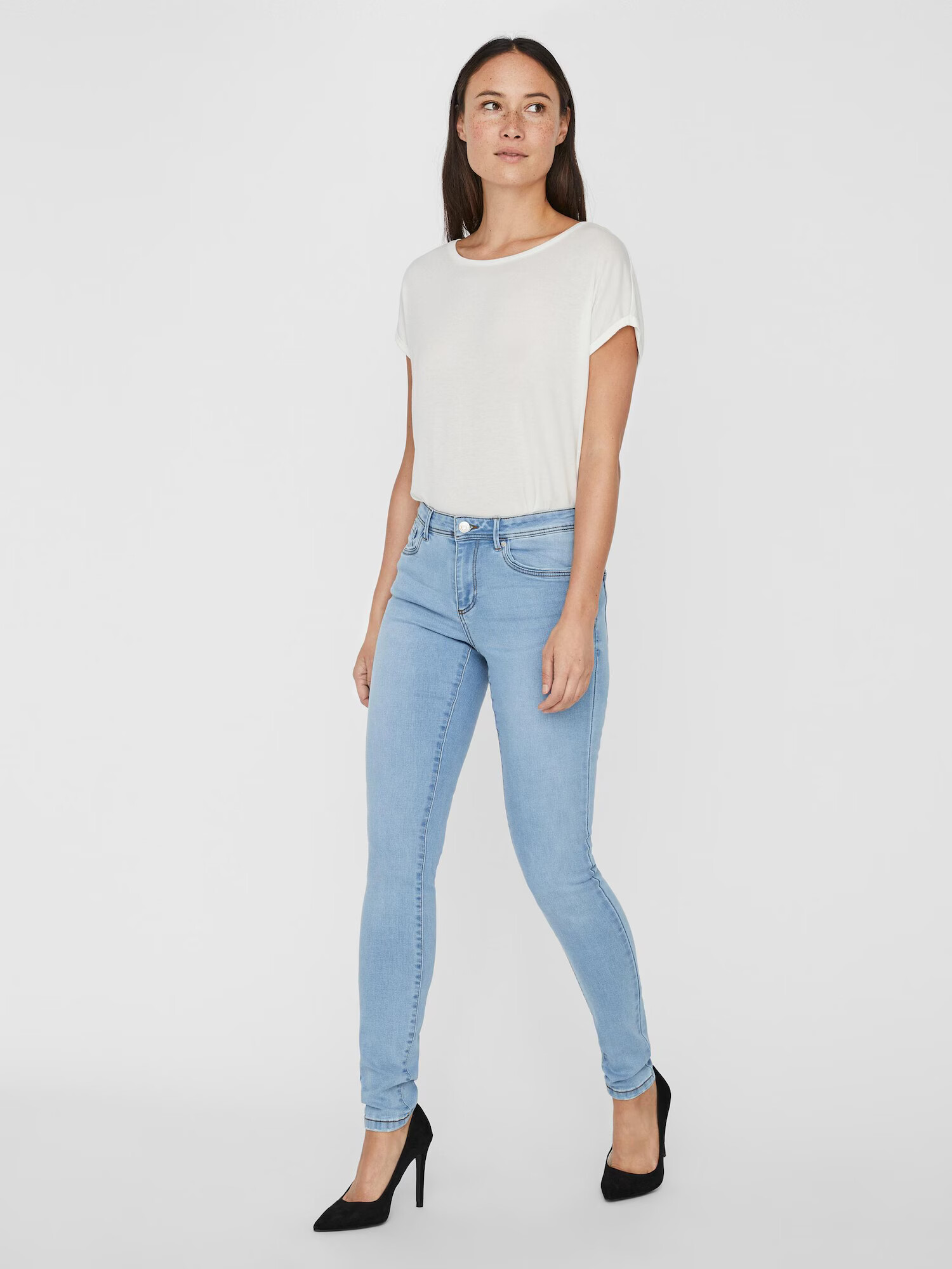 VERO MODA Jeans 'Tanya' albastru denim - Pled.ro