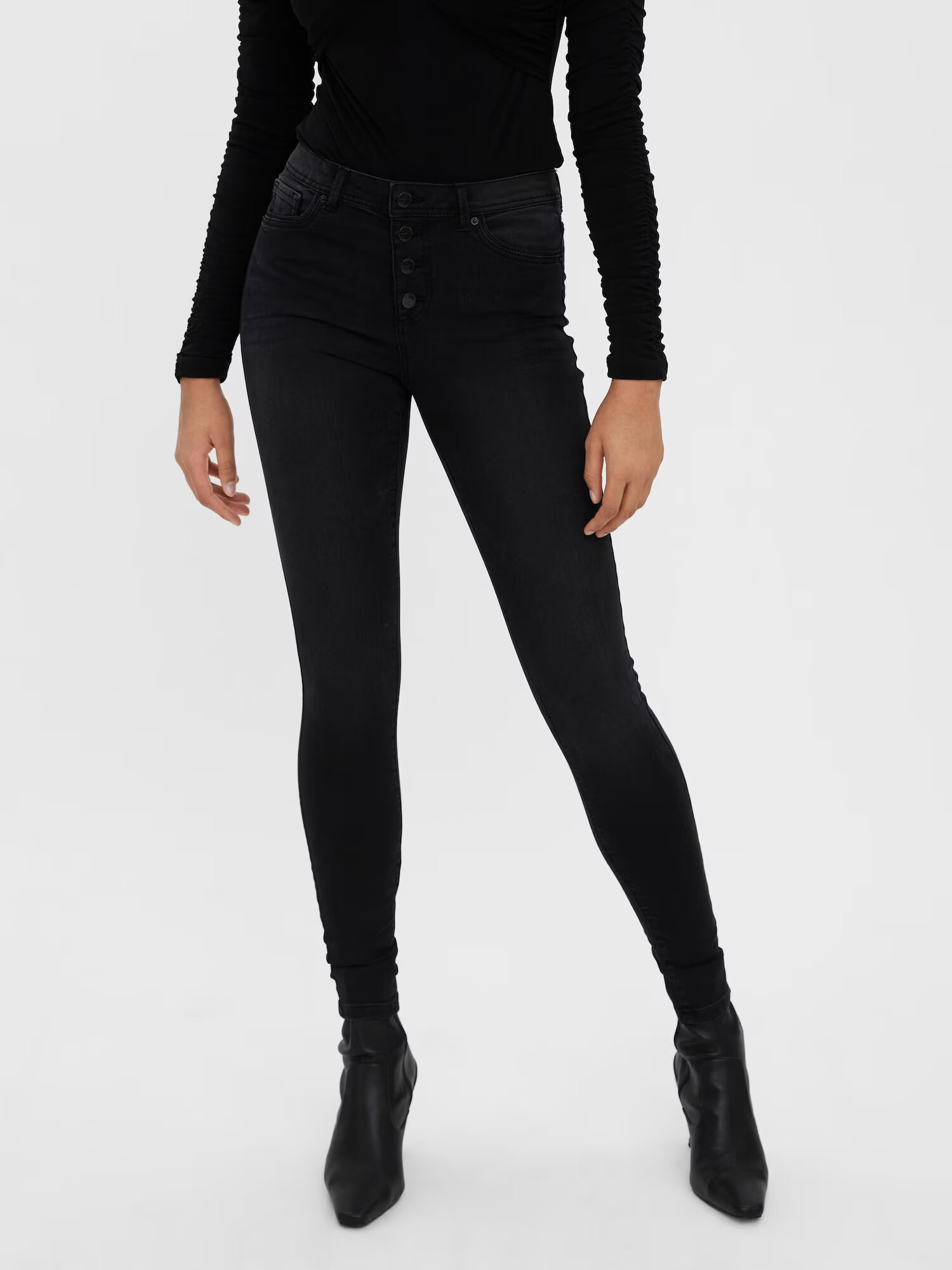 VERO MODA Jeans 'Tanya' negru denim - Pled.ro