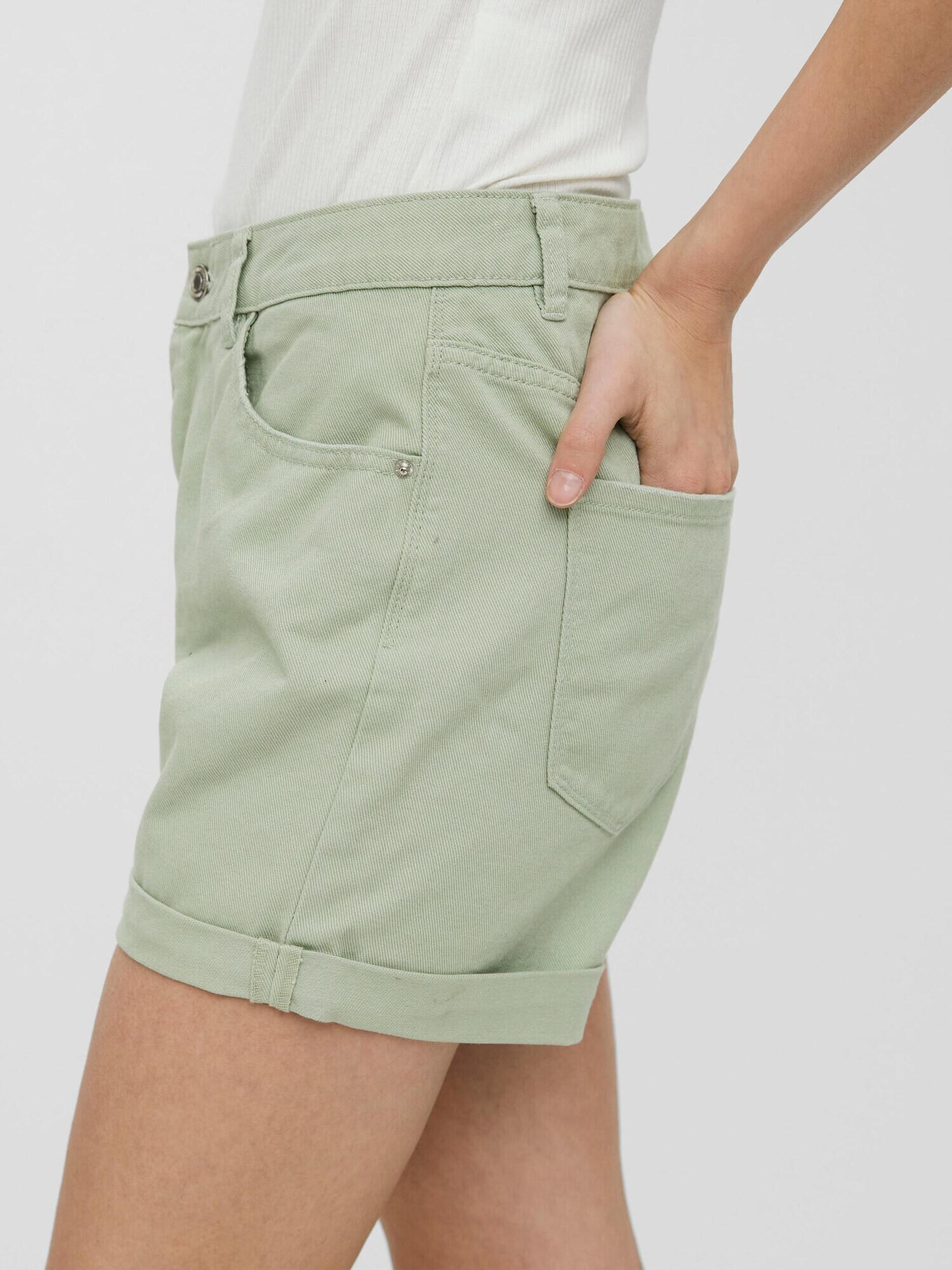 VERO MODA Jeans verde pastel - Pled.ro