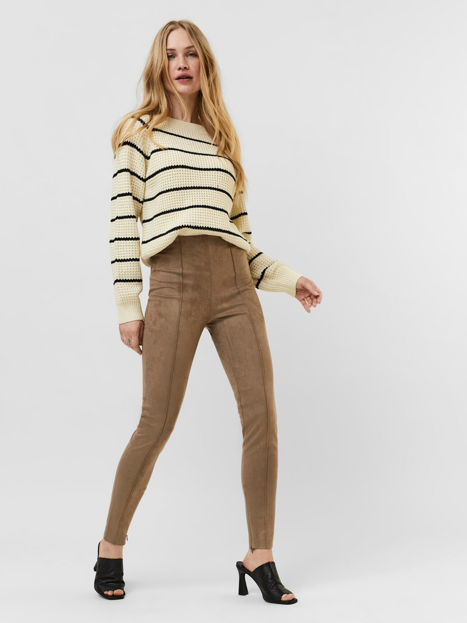 VERO MODA Leggings 'VERA' maro deschis - Pled.ro