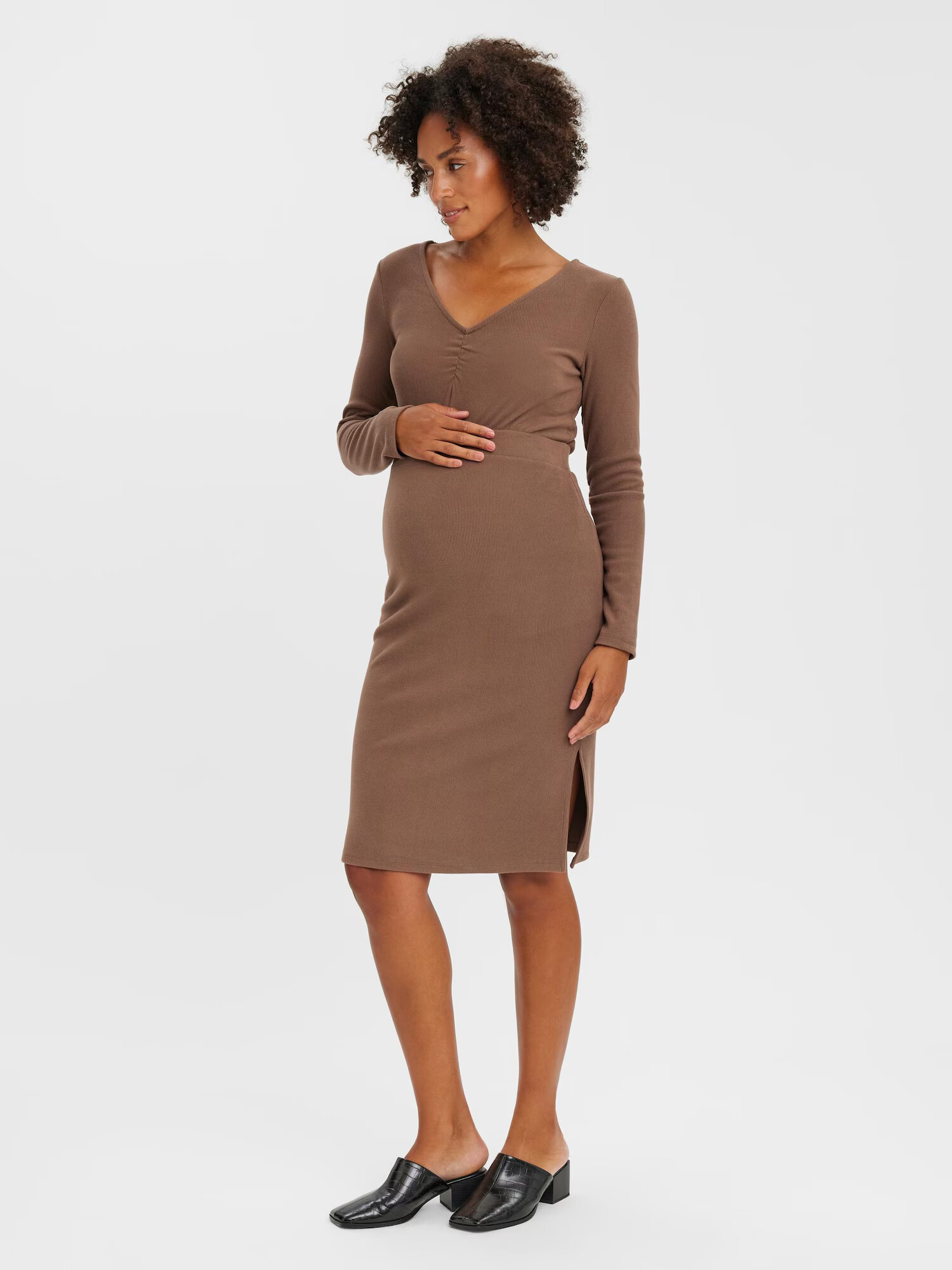 Vero Moda Maternity Fustă 'TYRA' maro - Pled.ro