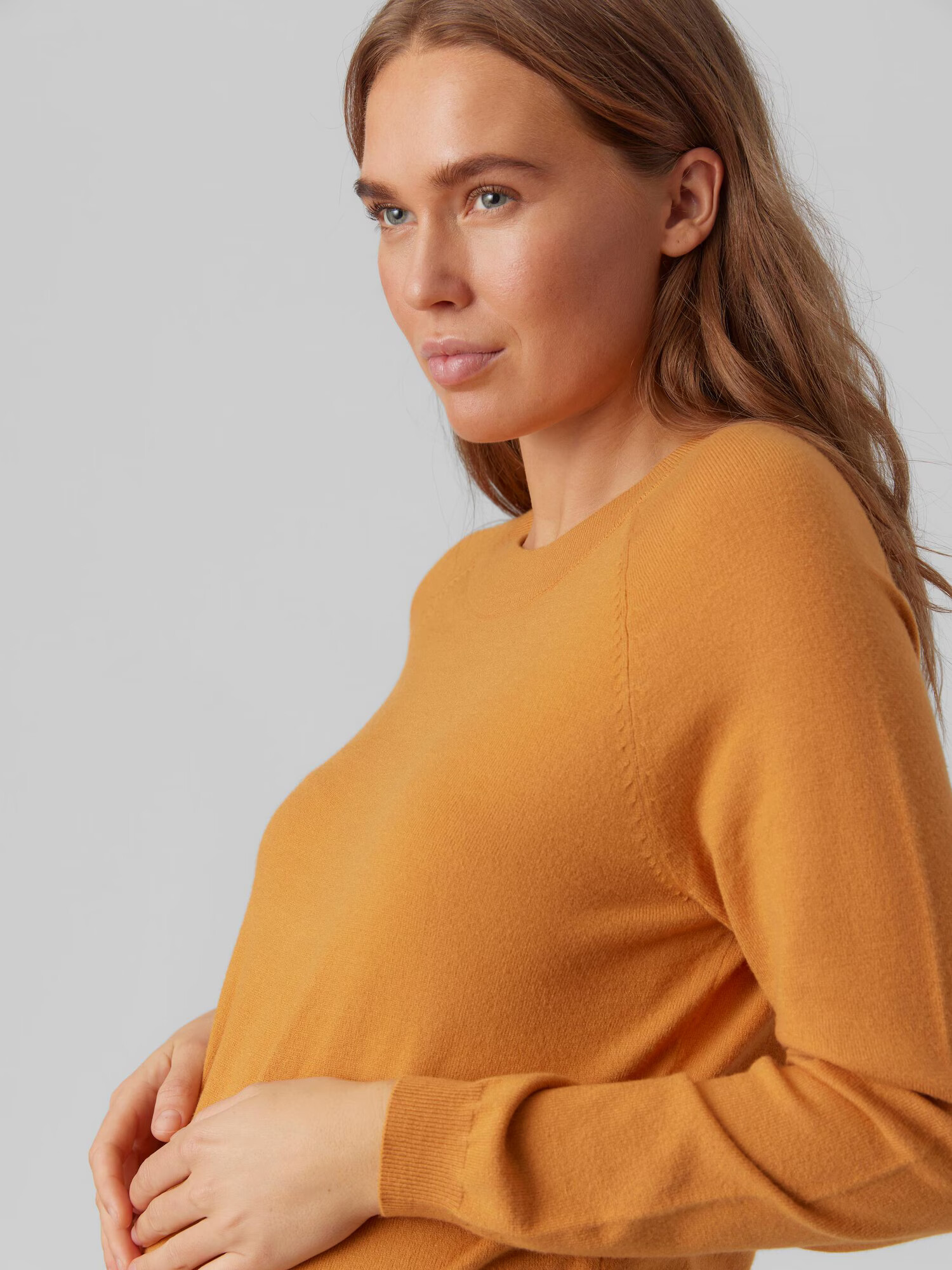 Vero Moda Maternity Pulover 'HAPPINESS' galben miere - Pled.ro