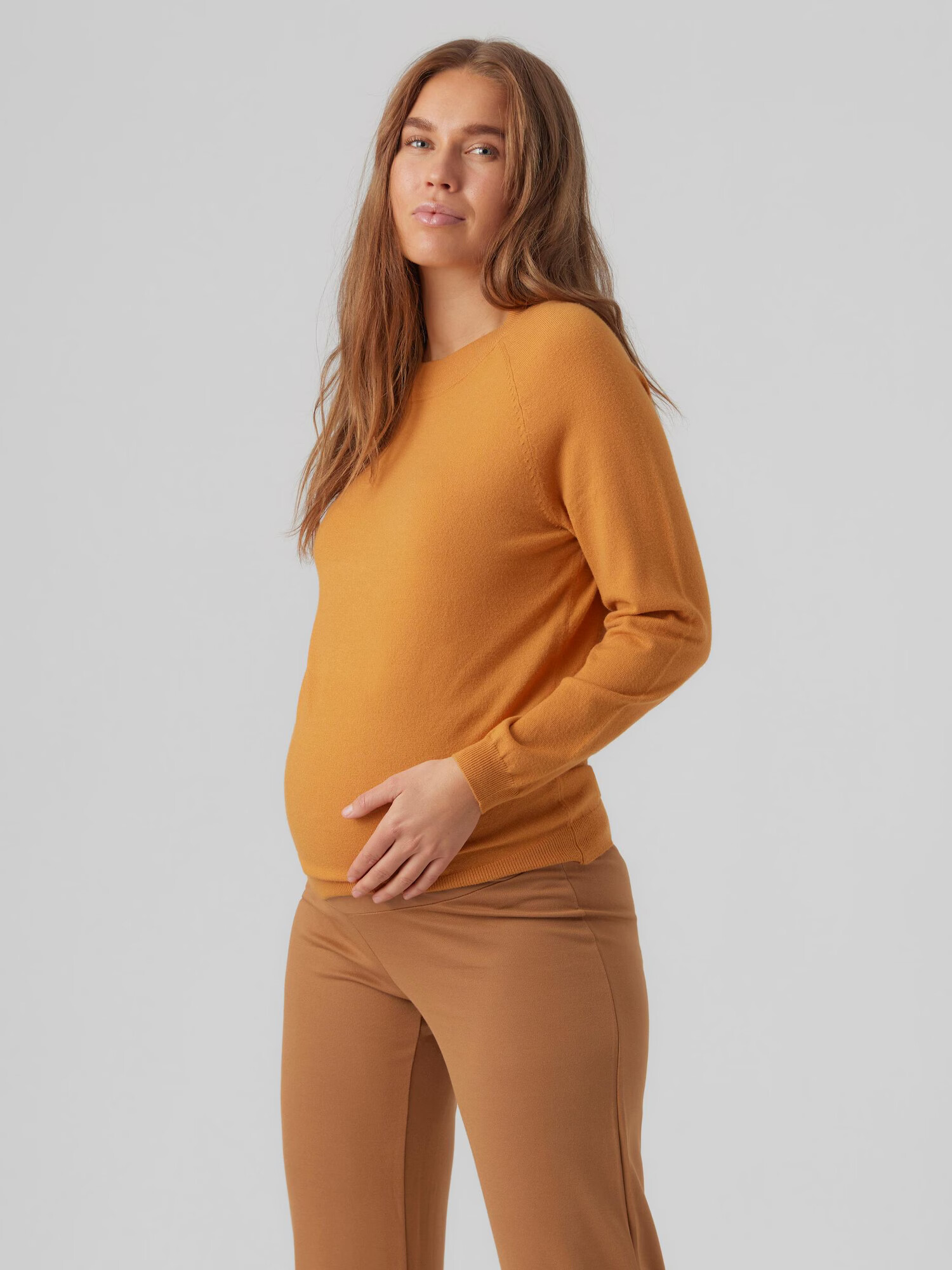 Vero Moda Maternity Pulover 'HAPPINESS' galben miere - Pled.ro