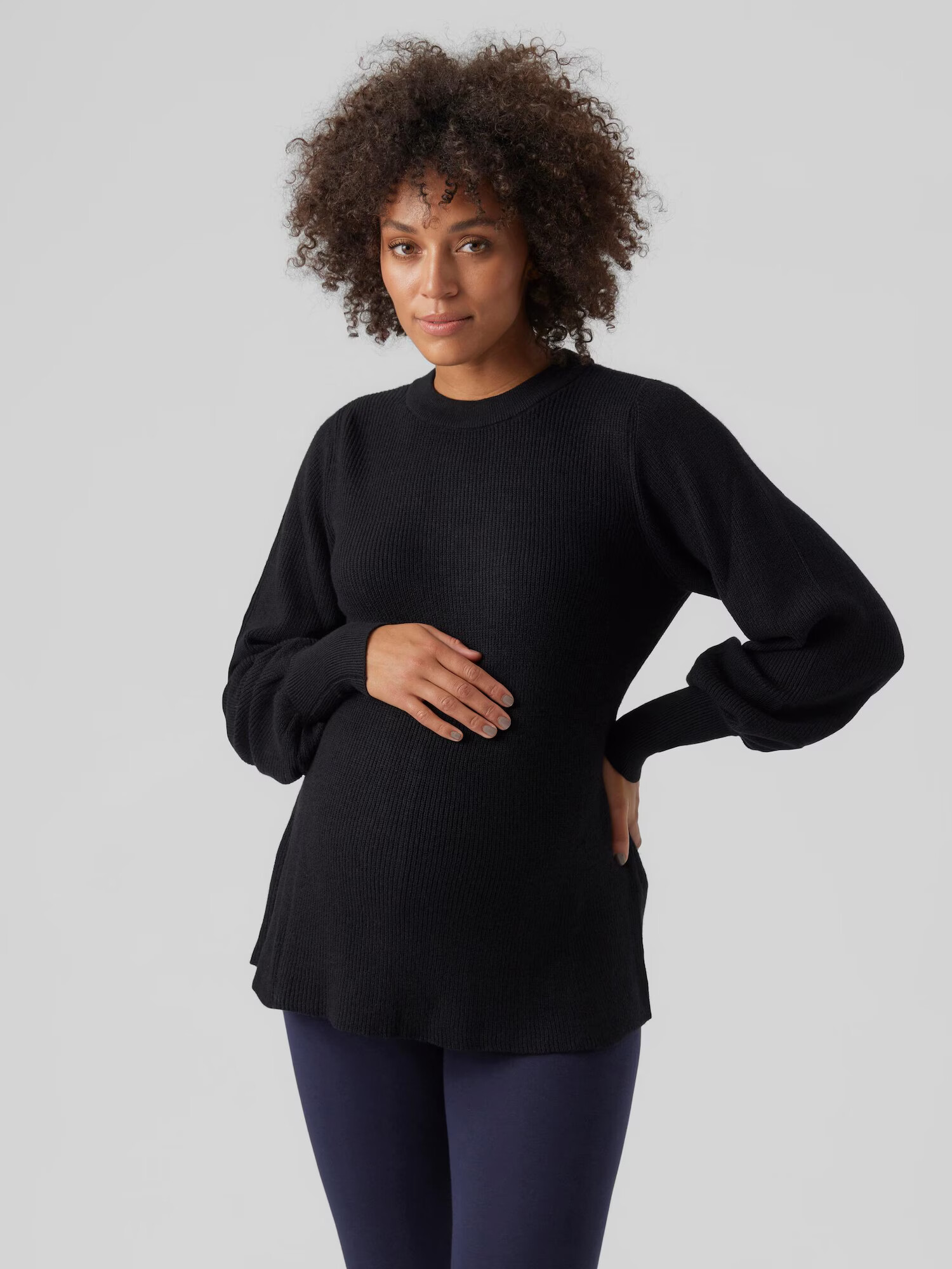 Vero Moda Maternity Pulover 'HOLLY' negru - Pled.ro