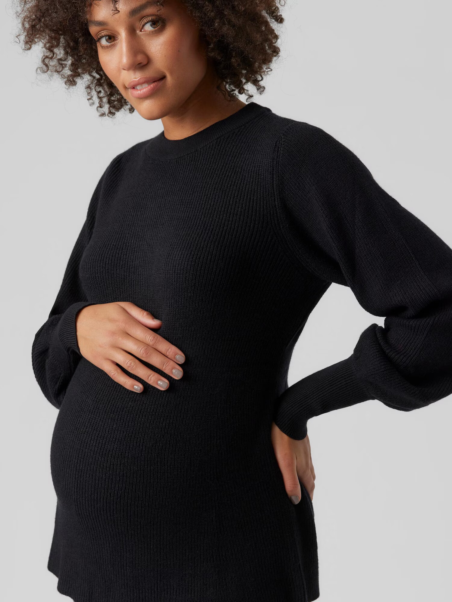 Vero Moda Maternity Pulover 'HOLLY' negru - Pled.ro