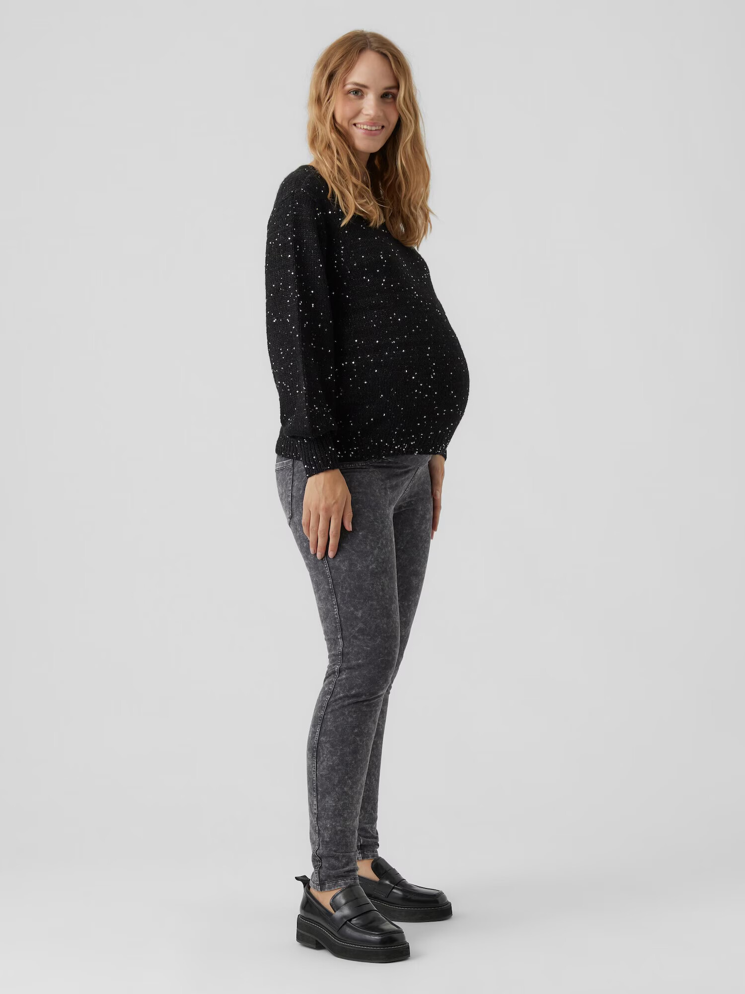 Vero Moda Maternity Pulover 'LEILANI' negru - Pled.ro