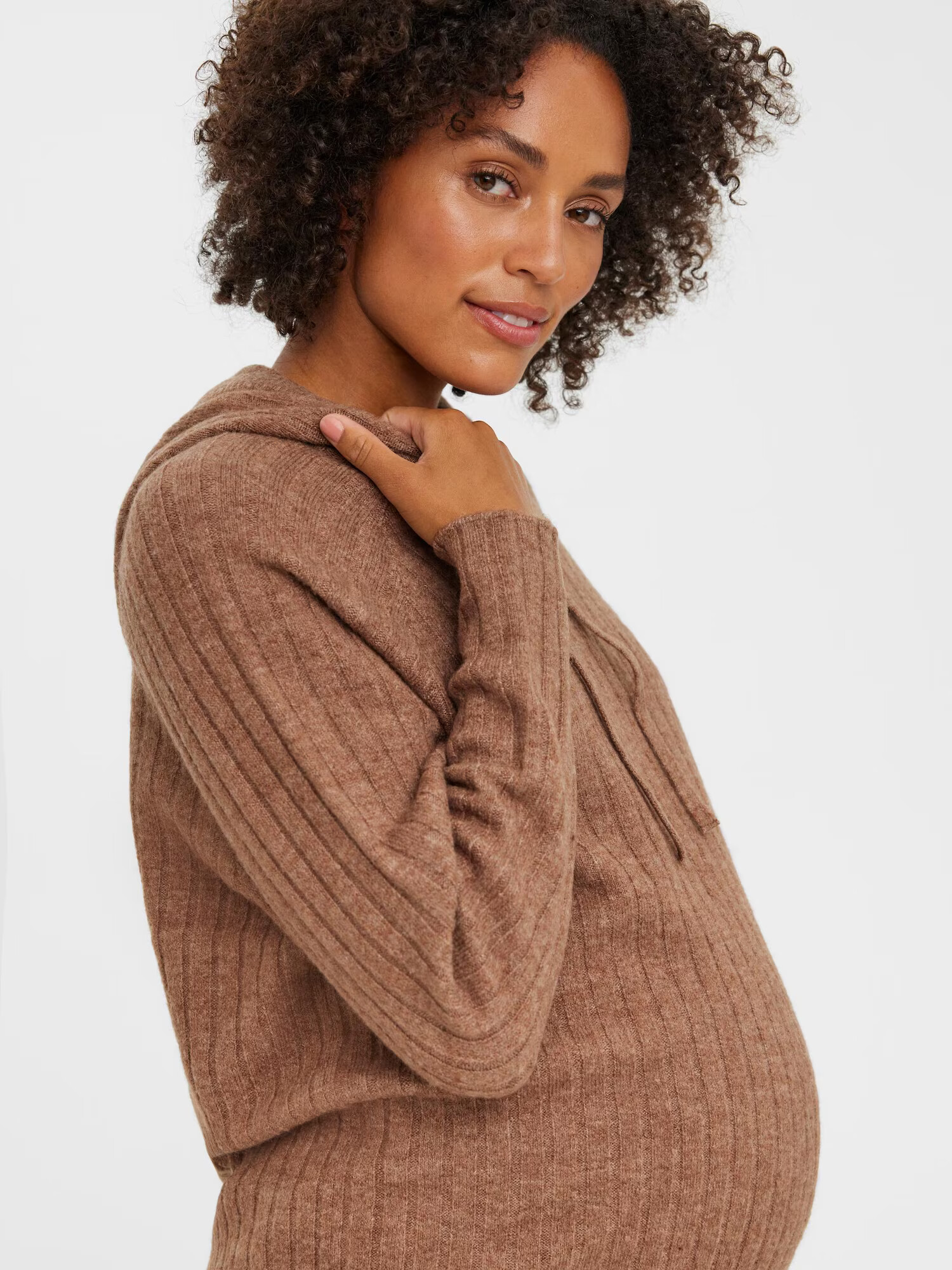 Vero Moda Maternity Pulover 'Lulu Lefile' maro - Pled.ro