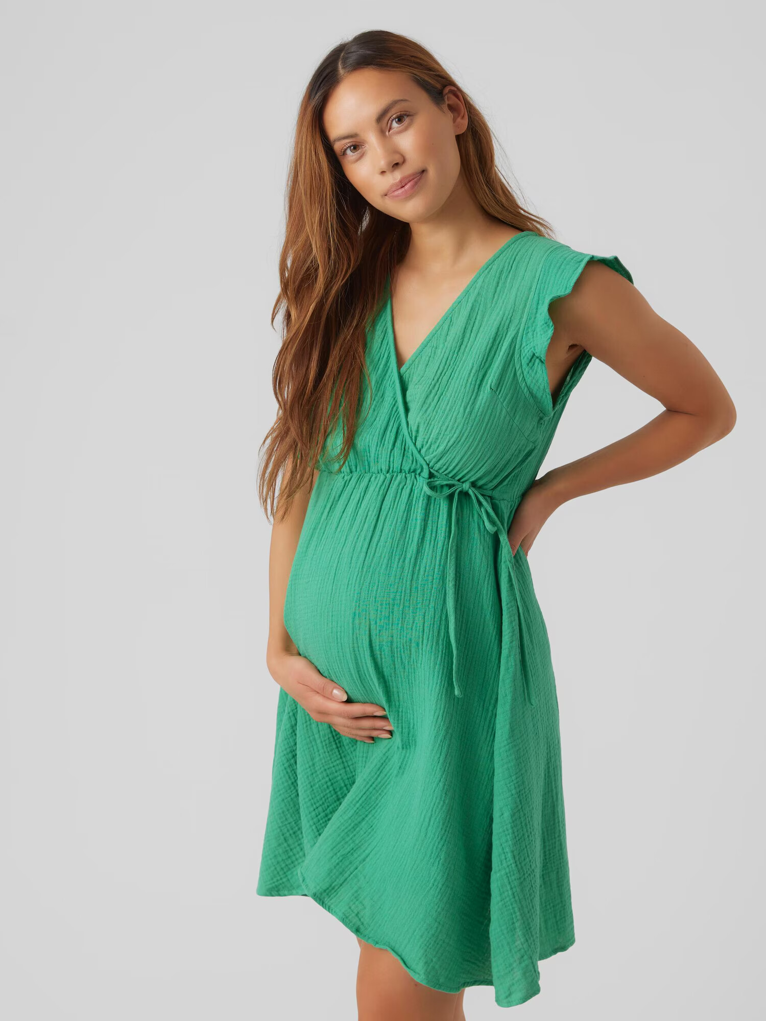 Vero Moda Maternity Rochie de vară 'NATALI' verde - Pled.ro