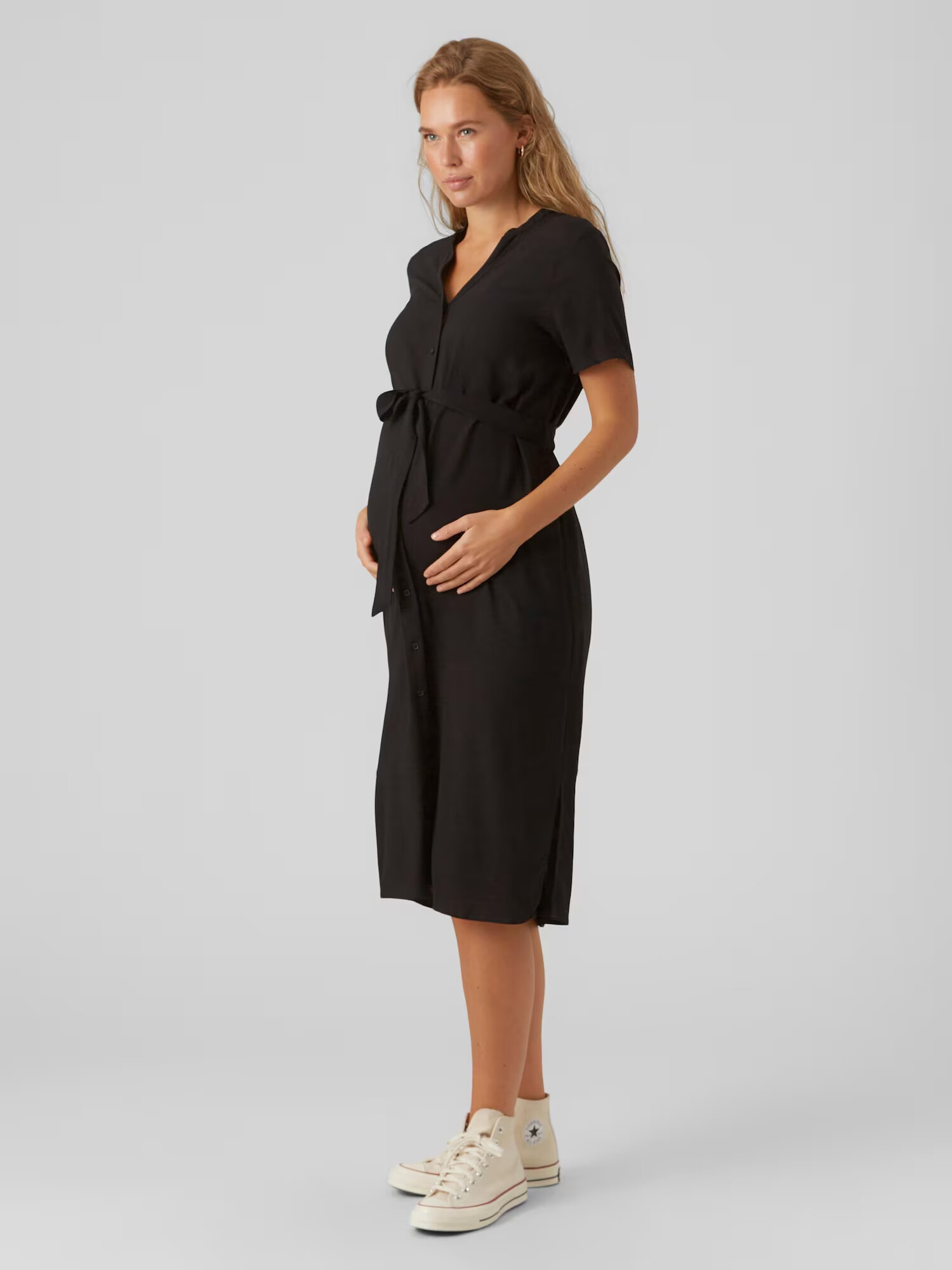 Vero Moda Maternity Rochie tip bluză 'VICA' negru - Pled.ro