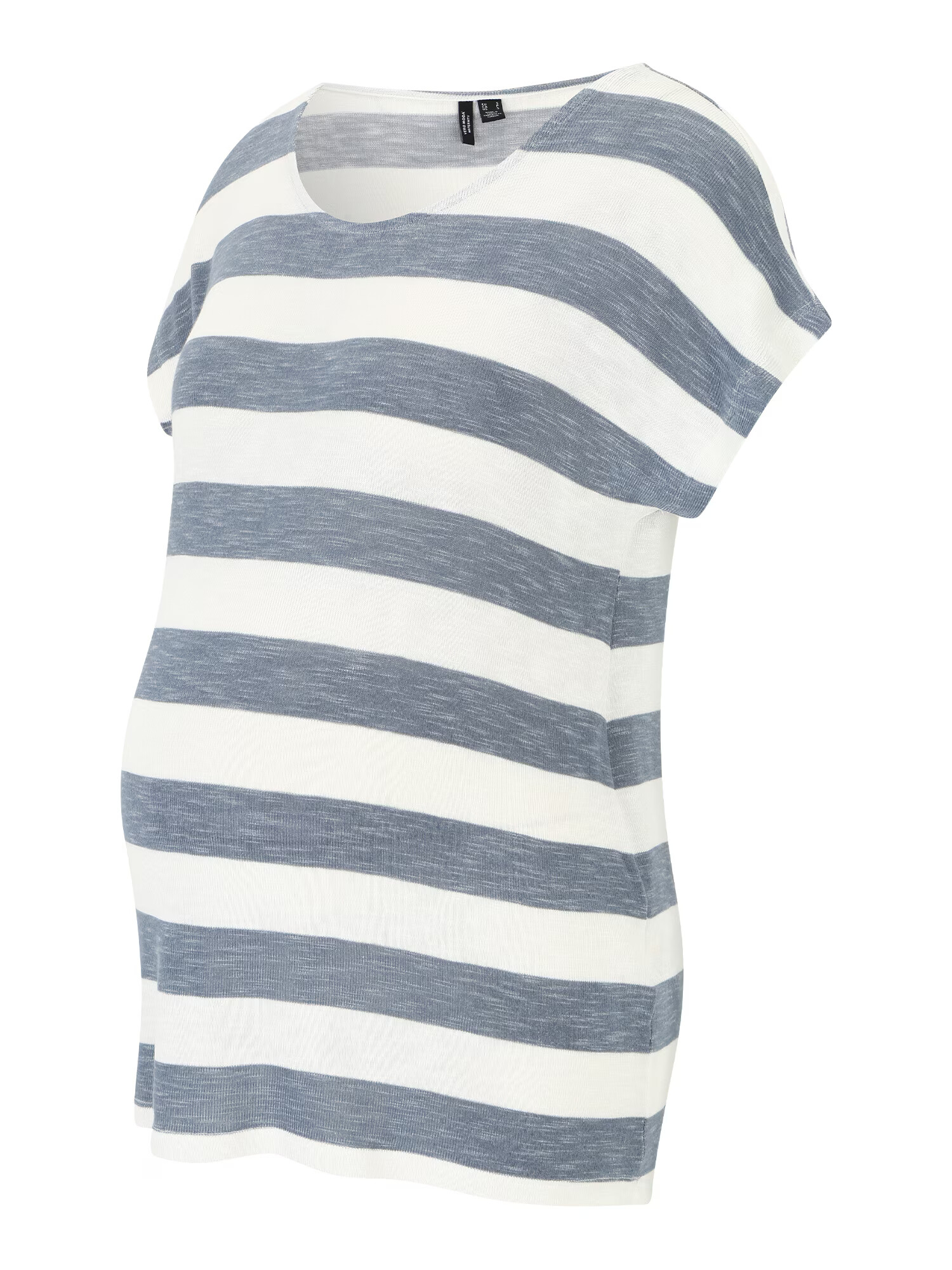 Vero Moda Maternity Tricou albastru porumbel / alb - Pled.ro