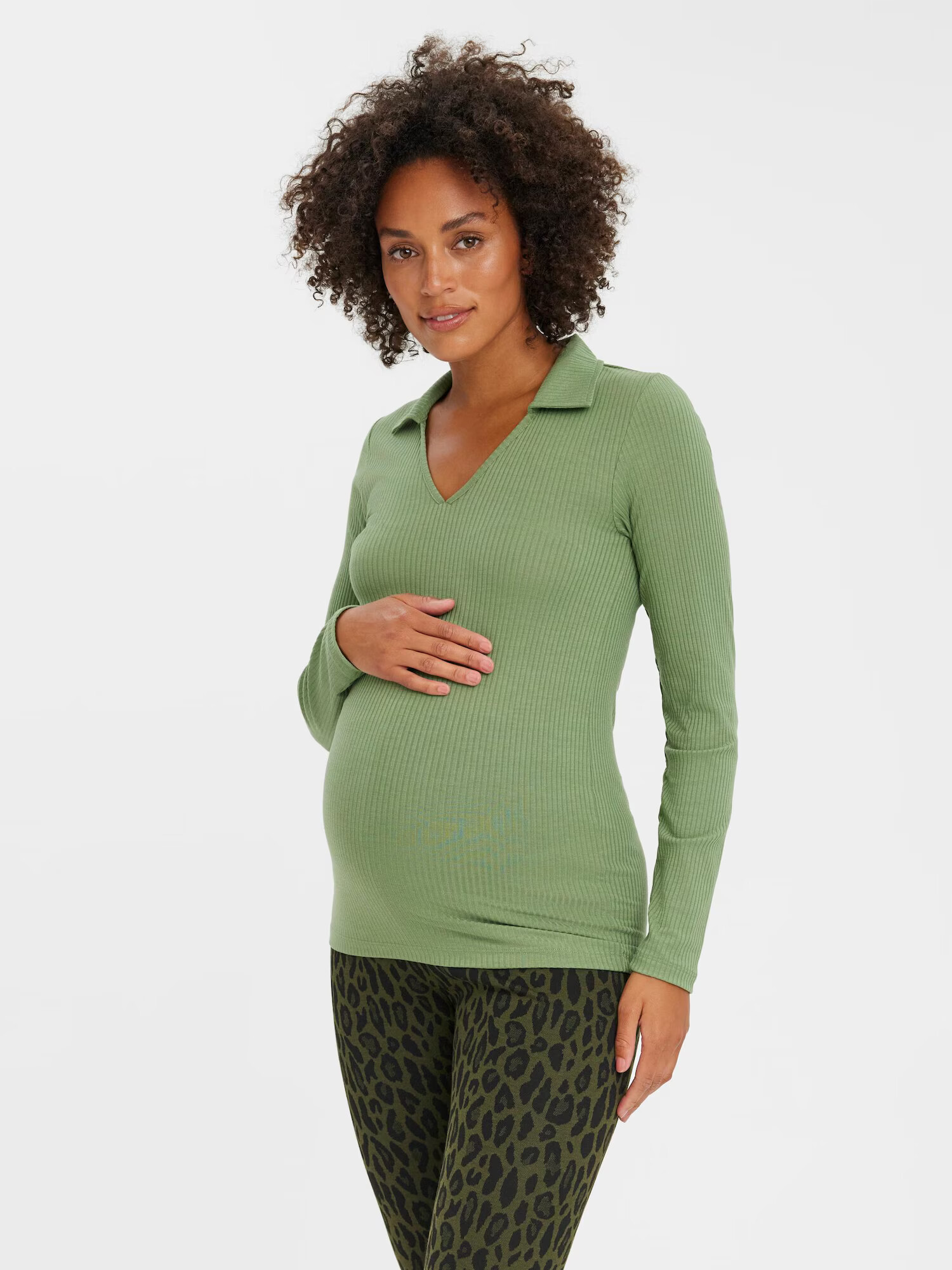 Vero Moda Maternity Tricou 'MELLI' verde măr - Pled.ro