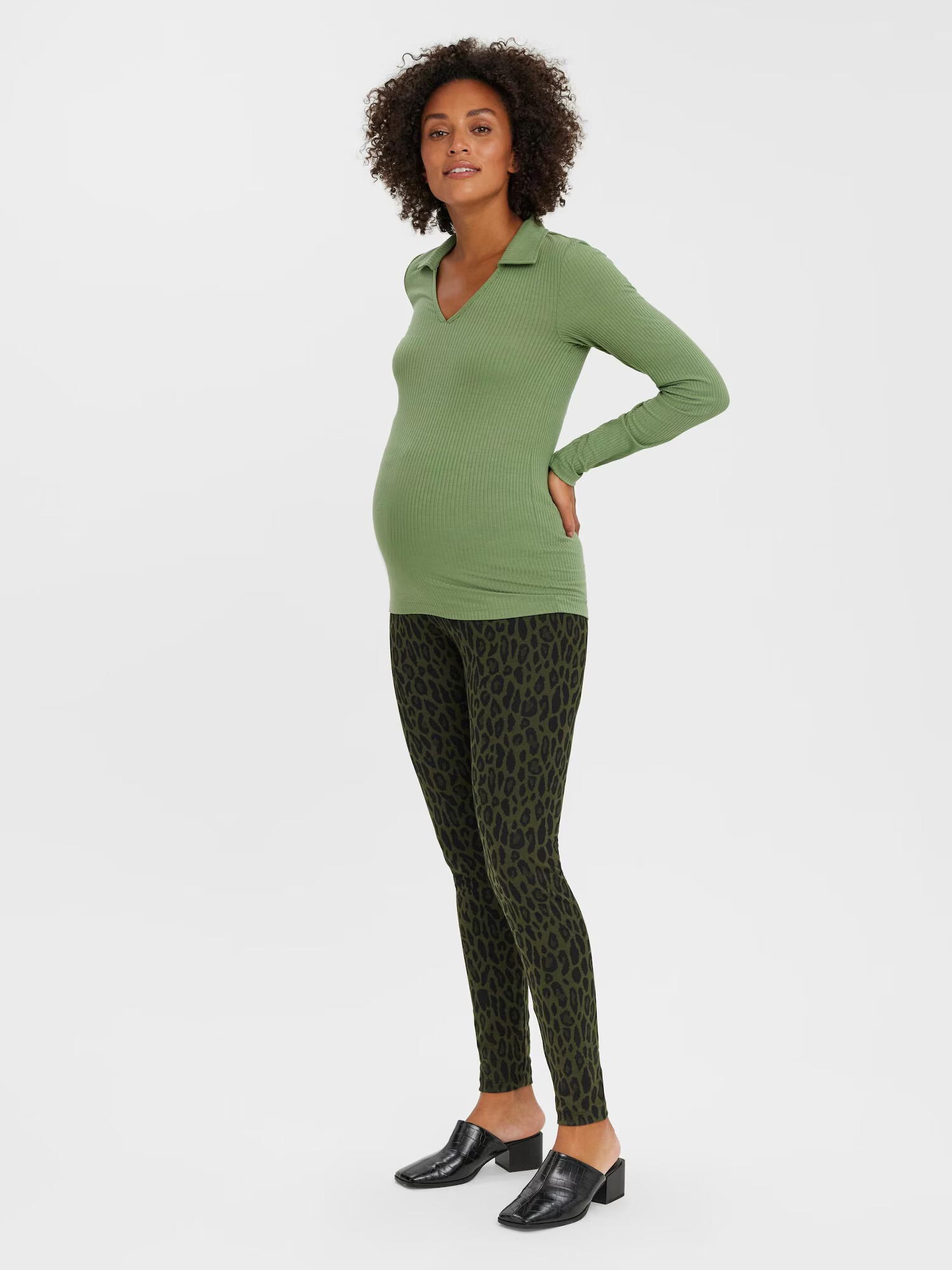 Vero Moda Maternity Tricou 'MELLI' verde măr - Pled.ro