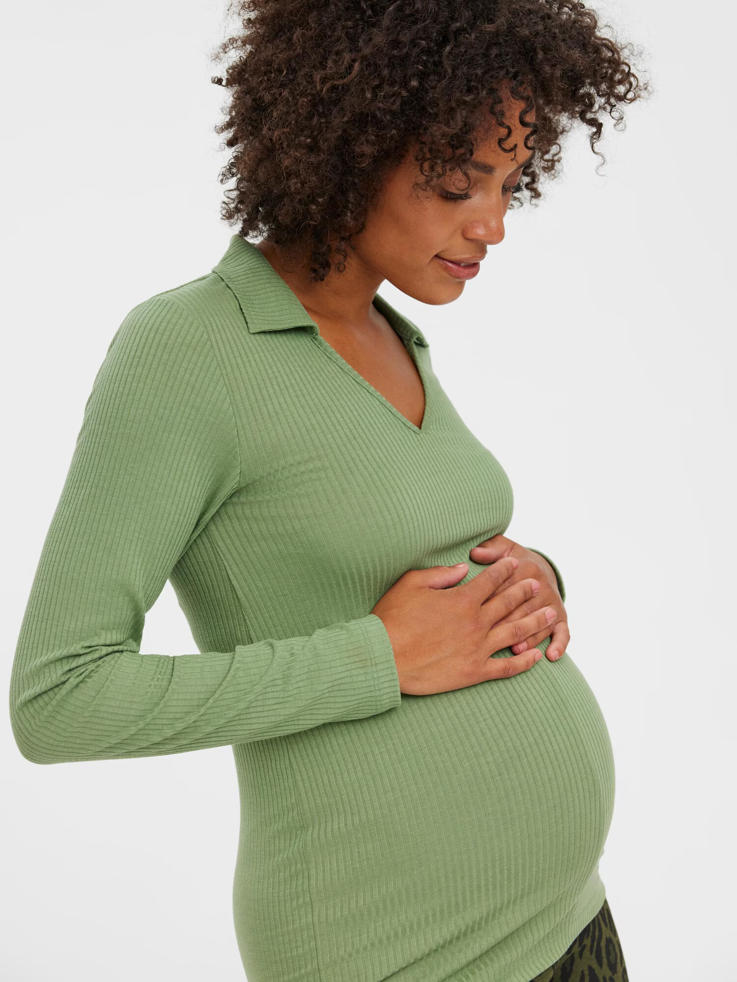 Vero Moda Maternity Tricou 'MELLI' verde măr - Pled.ro