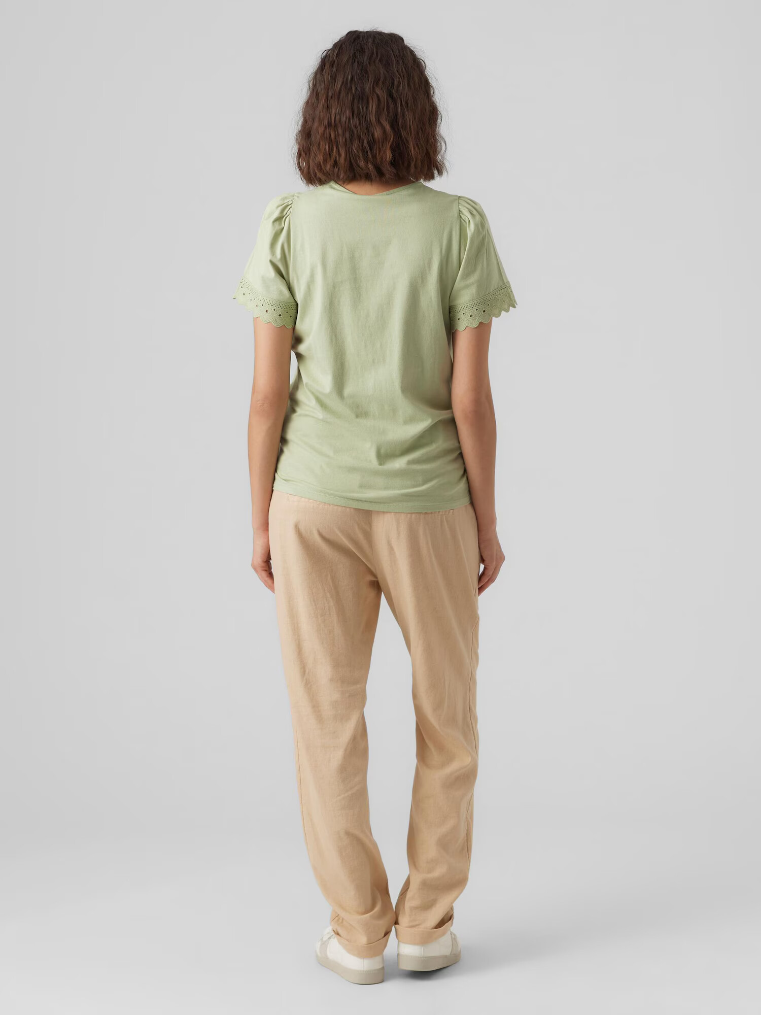 Vero Moda Maternity Tricou 'PANNA GLENN' verde pastel - Pled.ro