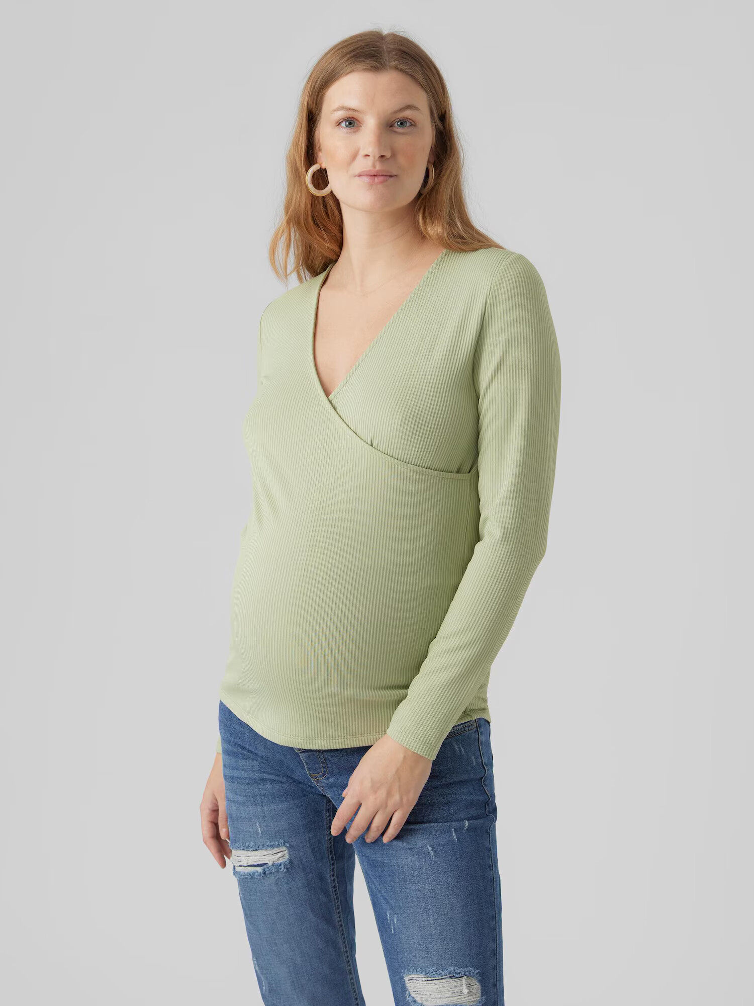 Vero Moda Maternity Tricou 'RIVA' verde - Pled.ro