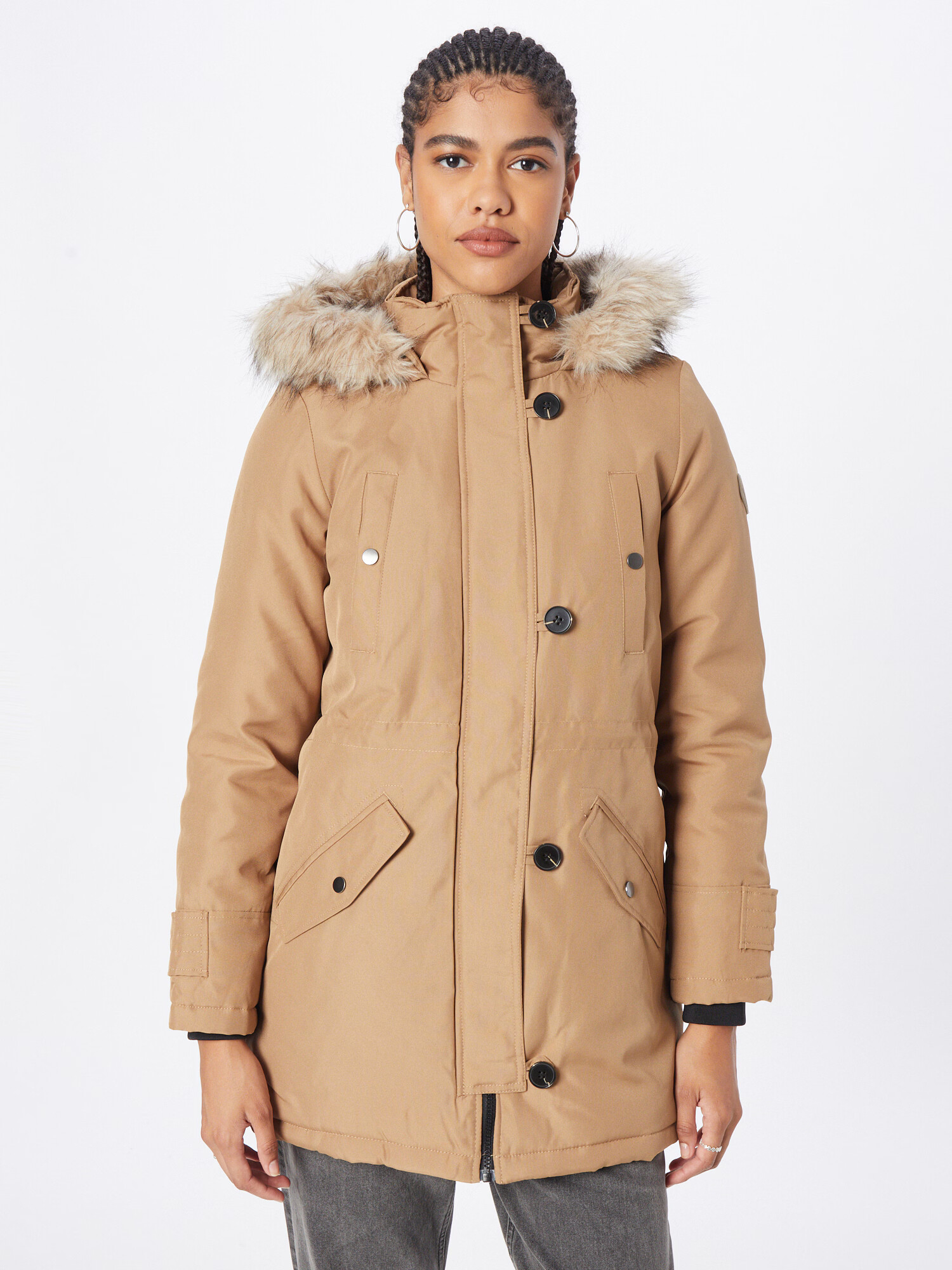 VERO MODA Parka de iarnă 'Storm' ecru - Pled.ro