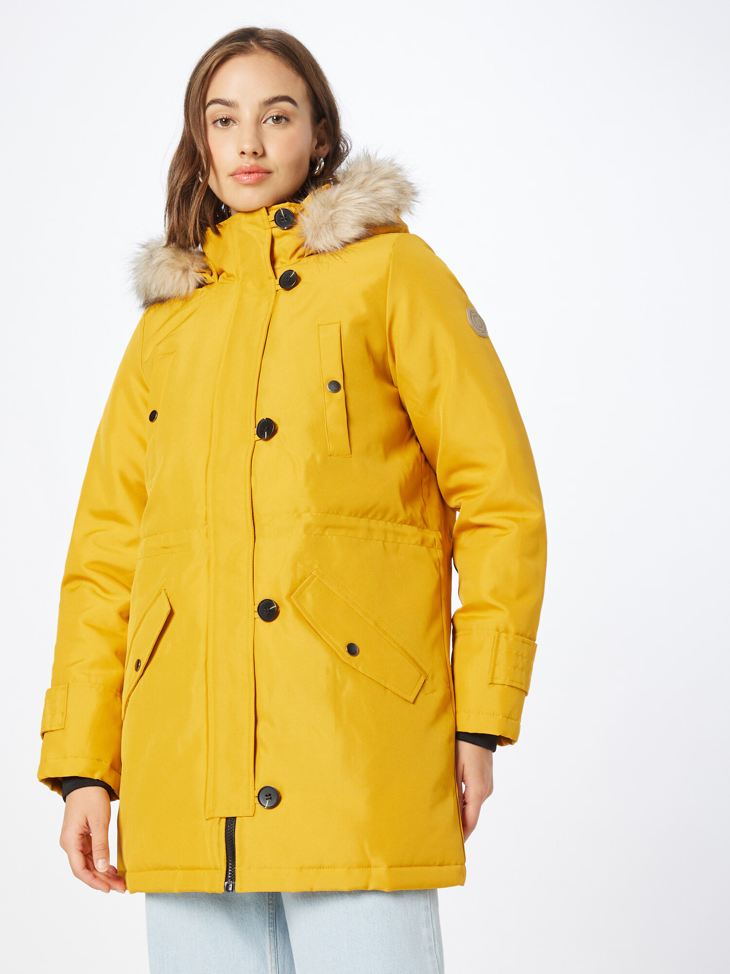 VERO MODA Parka de iarnă 'Storm' galben - Pled.ro