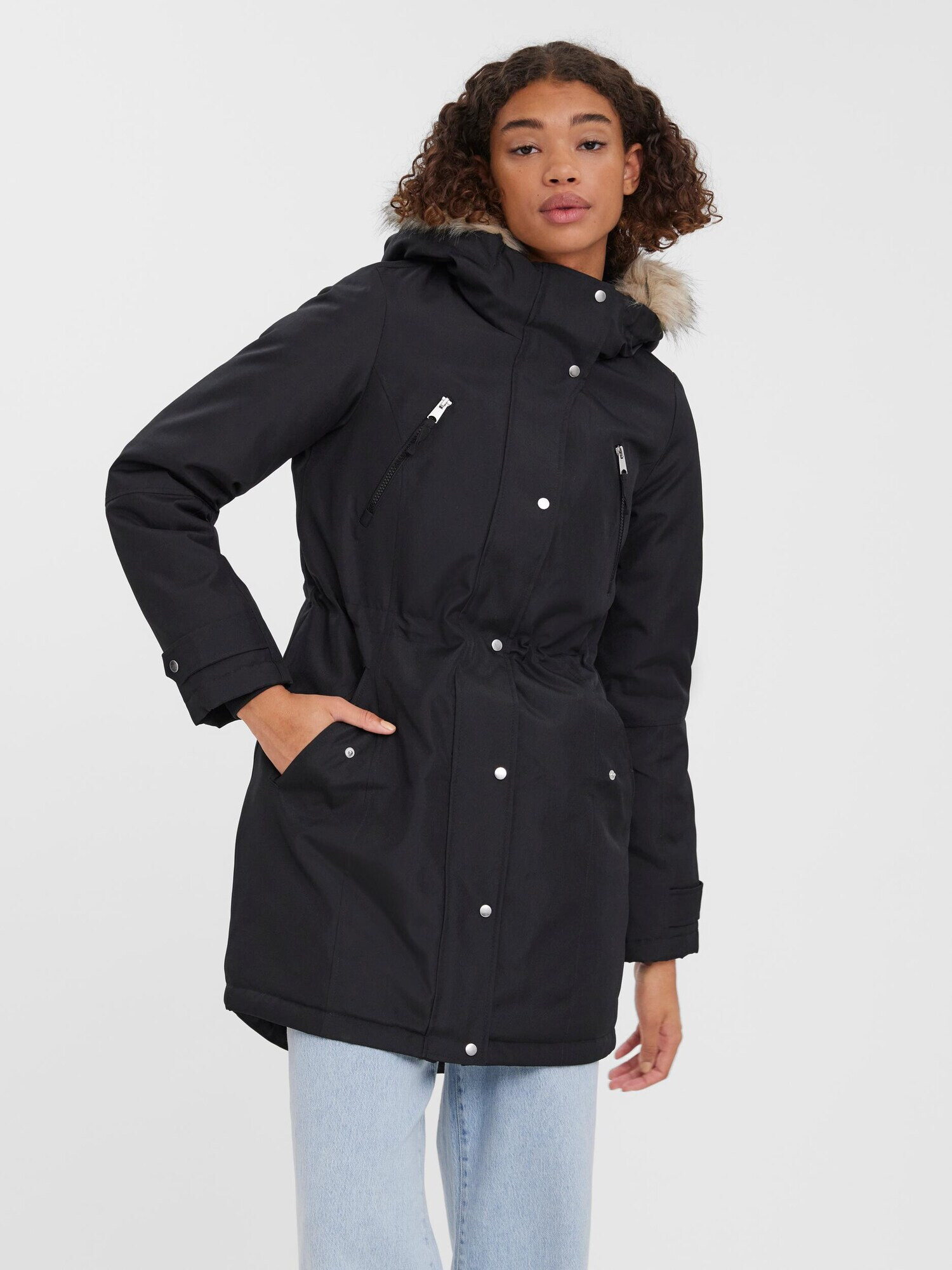 VERO MODA Parka de iarnă 'Track' negru - Pled.ro