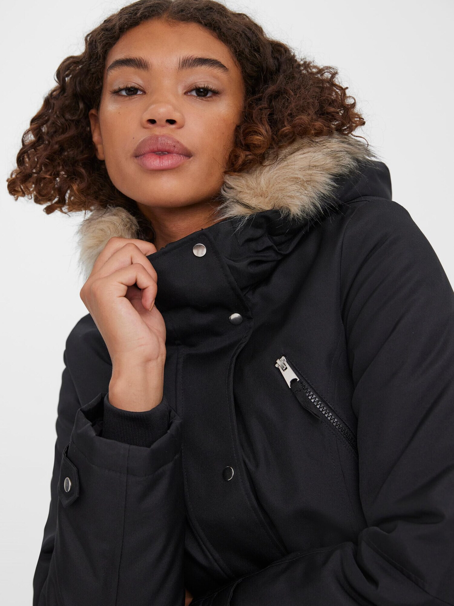 VERO MODA Parka de iarnă 'Track' negru - Pled.ro