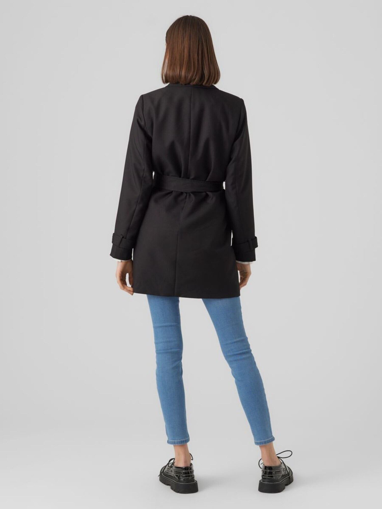 VERO MODA Palton de primăvară-toamnă 'CELESTE' negru - Pled.ro