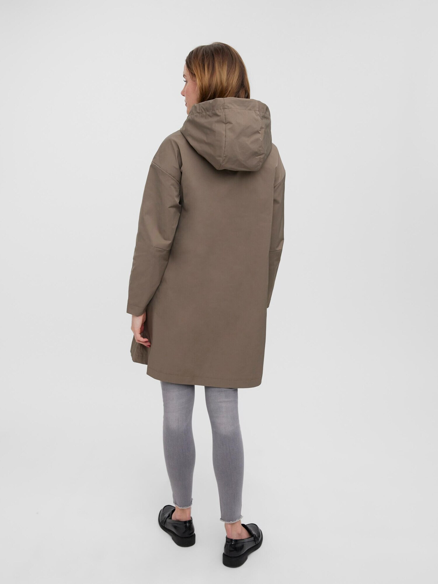 VERO MODA Palton de primăvară-toamnă 'Copenhagen' gri taupe - Pled.ro