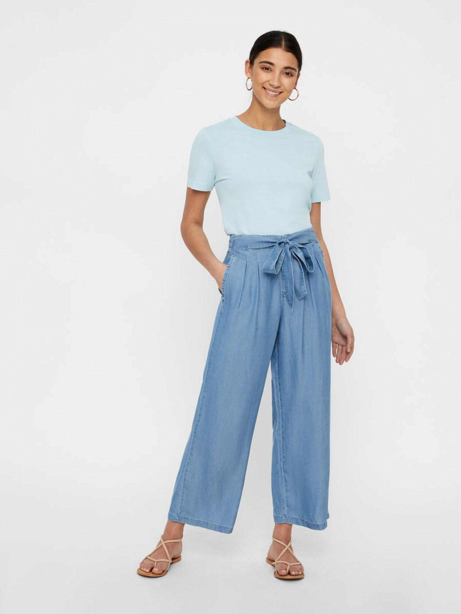 VERO MODA Pantaloni albastru - Pled.ro