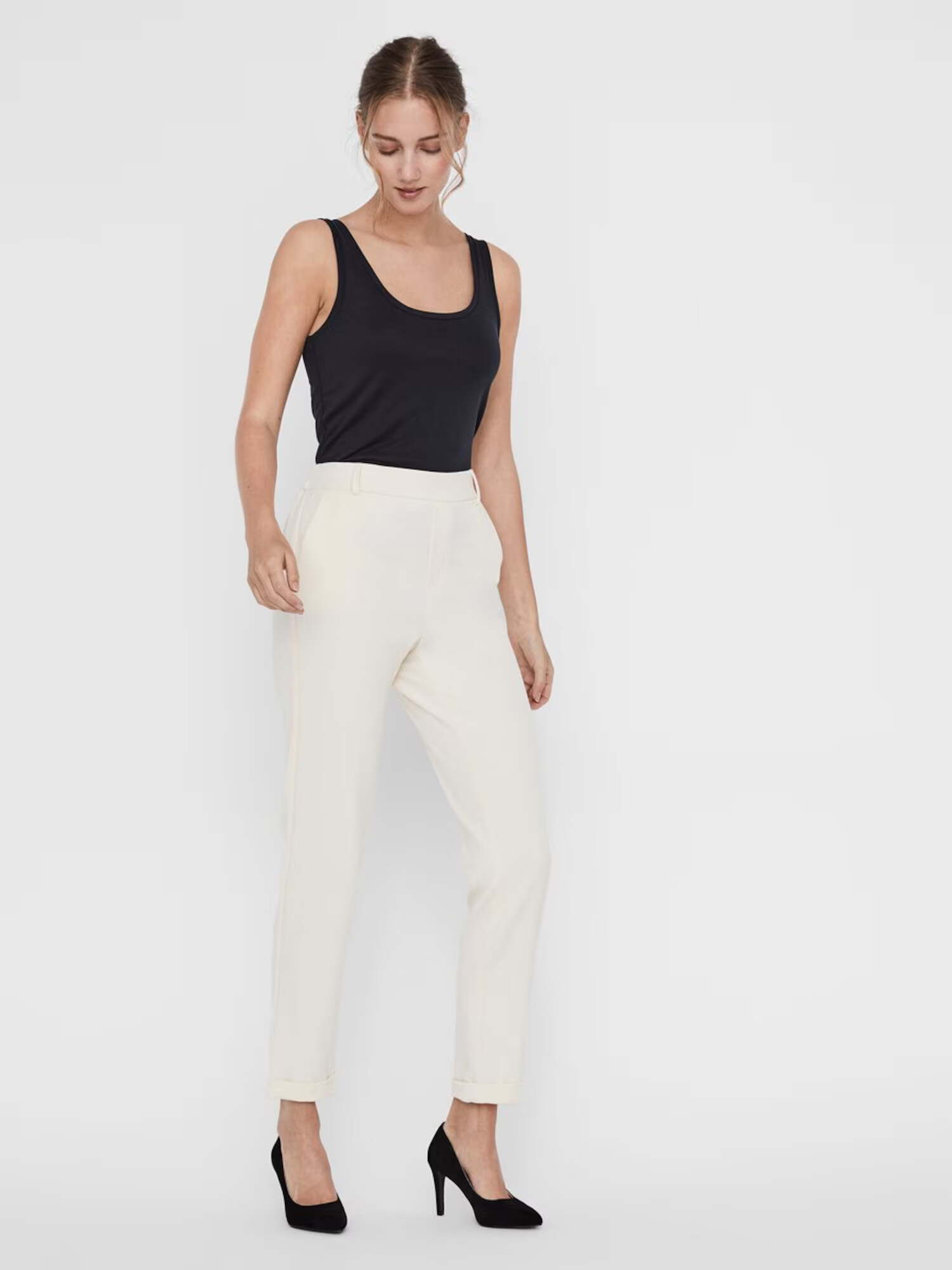 VERO MODA Pantaloni bej - Pled.ro