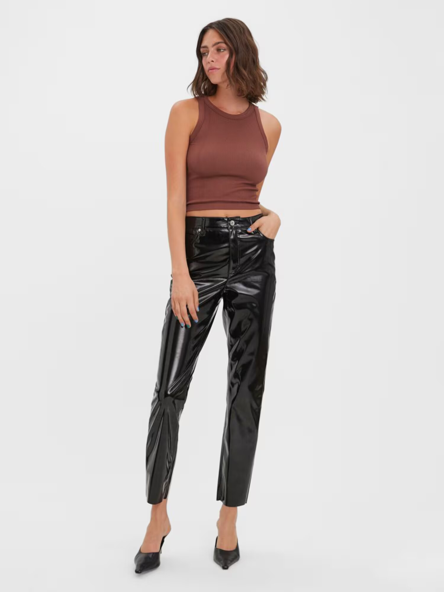 VERO MODA Pantaloni 'Brenda' negru - Pled.ro