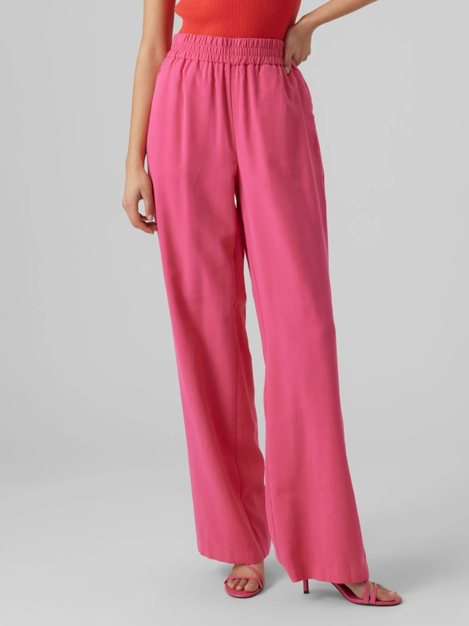 VERO MODA Pantaloni 'CARMEN' roz - Pled.ro