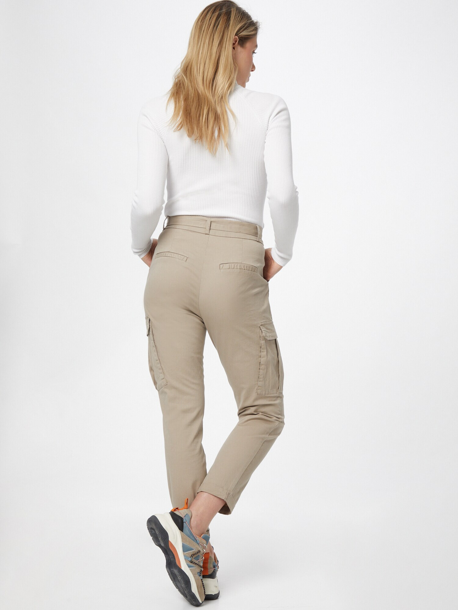 VERO MODA Pantaloni cu buzunare 'EVA' bej - Pled.ro