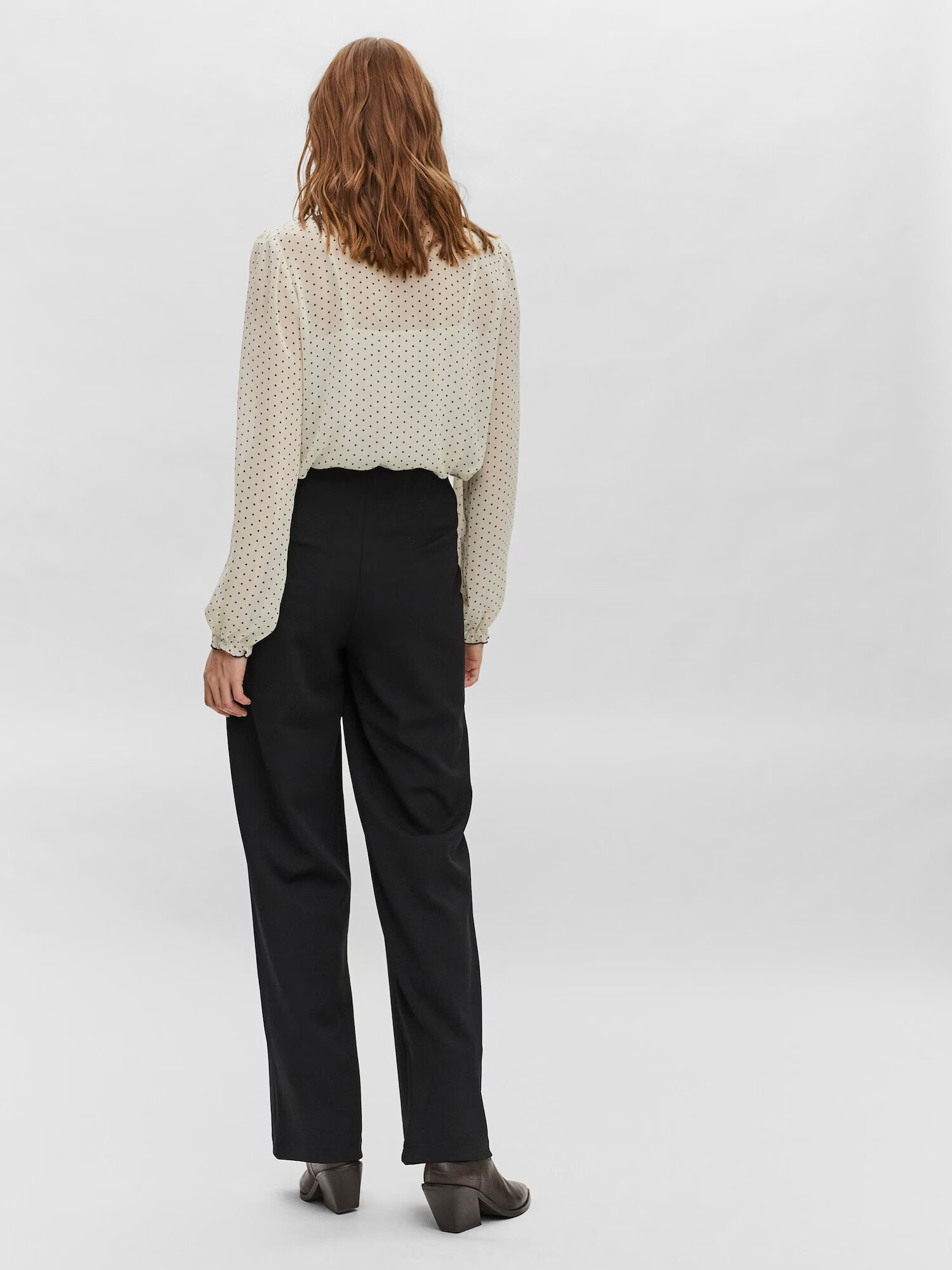 VERO MODA Pantaloni cu dungă 'Becky' negru - Pled.ro