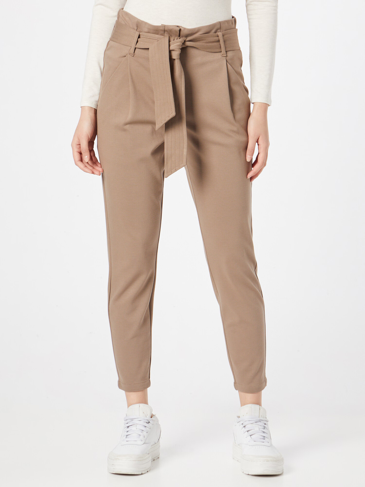 VERO MODA Pantaloni cutați 'Bailey' maro deschis - Pled.ro