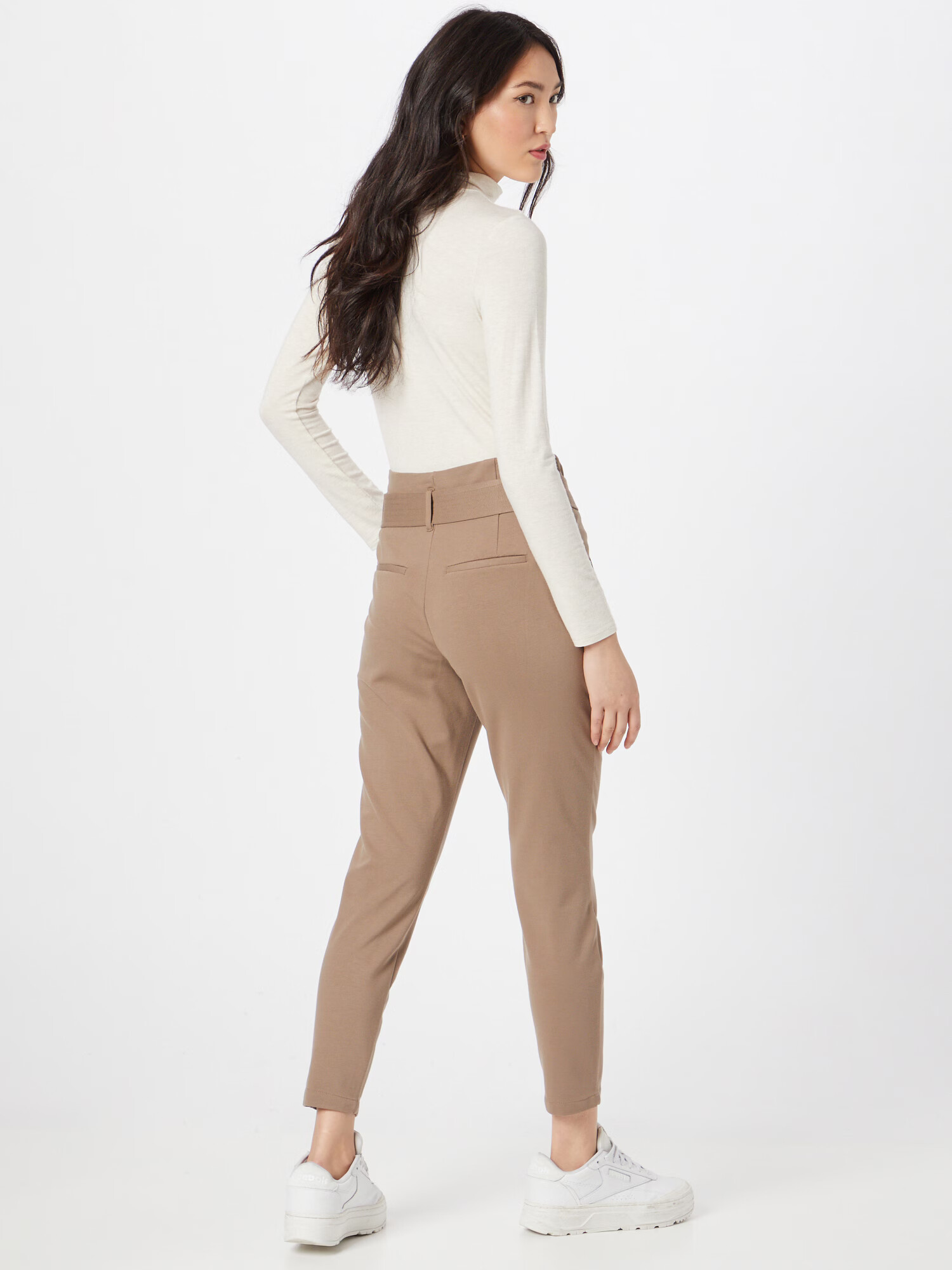 VERO MODA Pantaloni cutați 'Bailey' maro deschis - Pled.ro