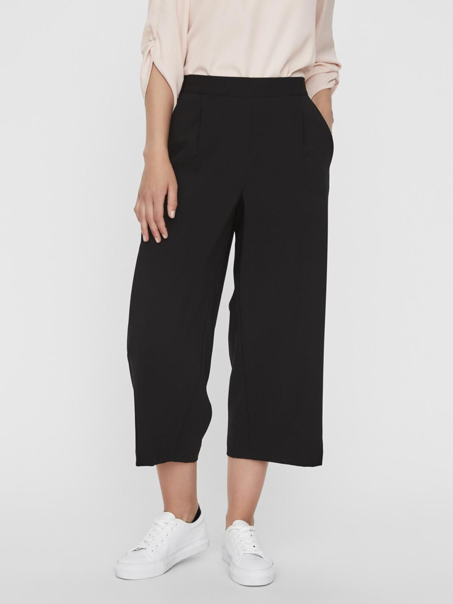 VERO MODA Pantaloni cutați 'Cookie' negru - Pled.ro